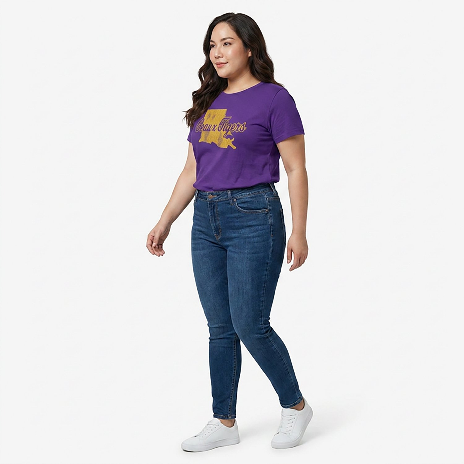 WILDCAT RETRO Women's LSU State Script Meet and Greet T-shirt