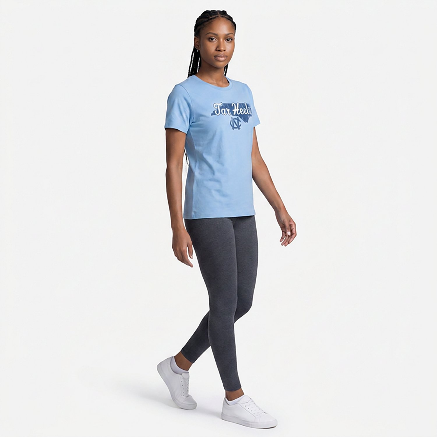 WILDCAT RETRO Women's UNC State Script Meet and Greet T-shirt - view number 3
