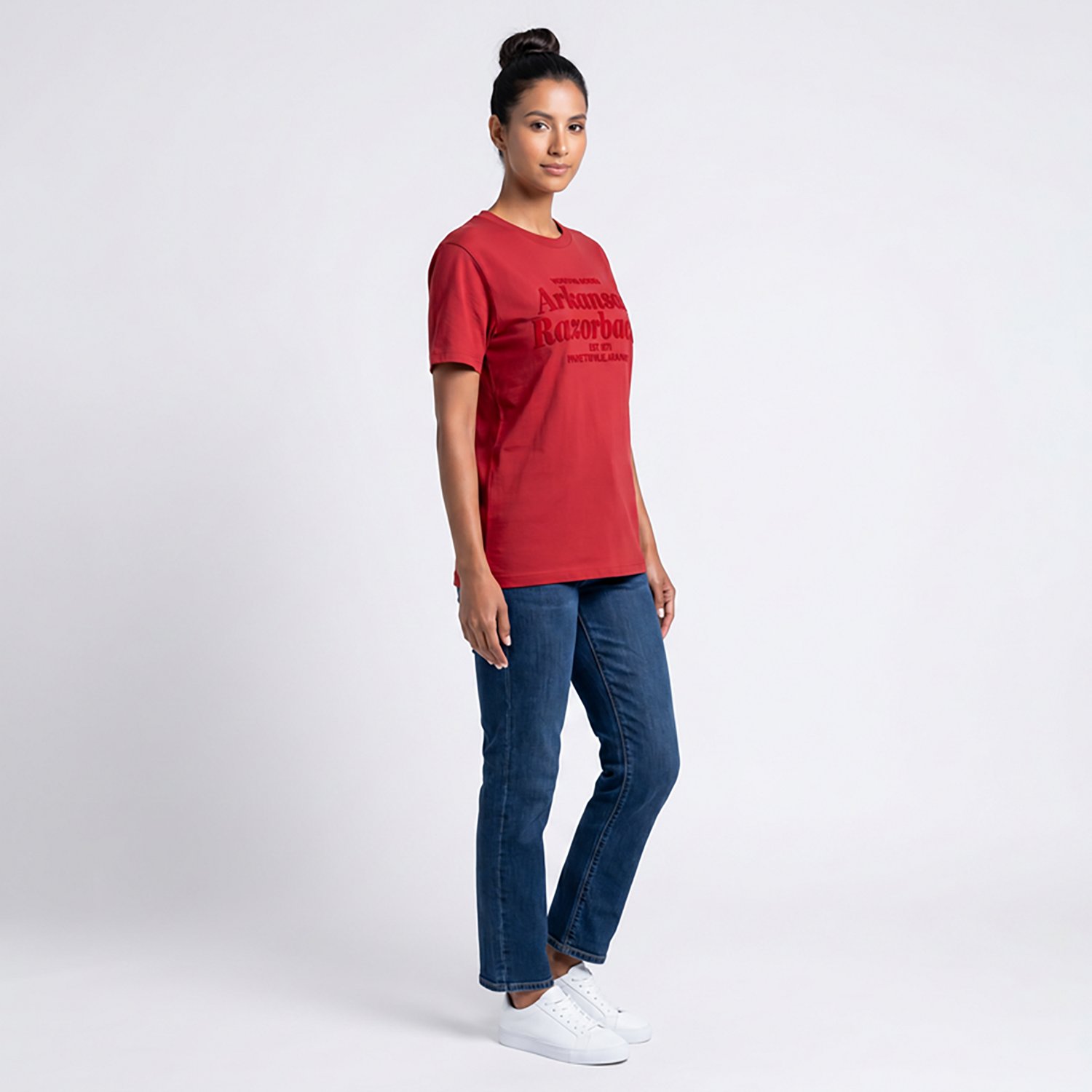 Gameday Social Women's Arkansas Razorbacks Hansen Brush T-shirt
