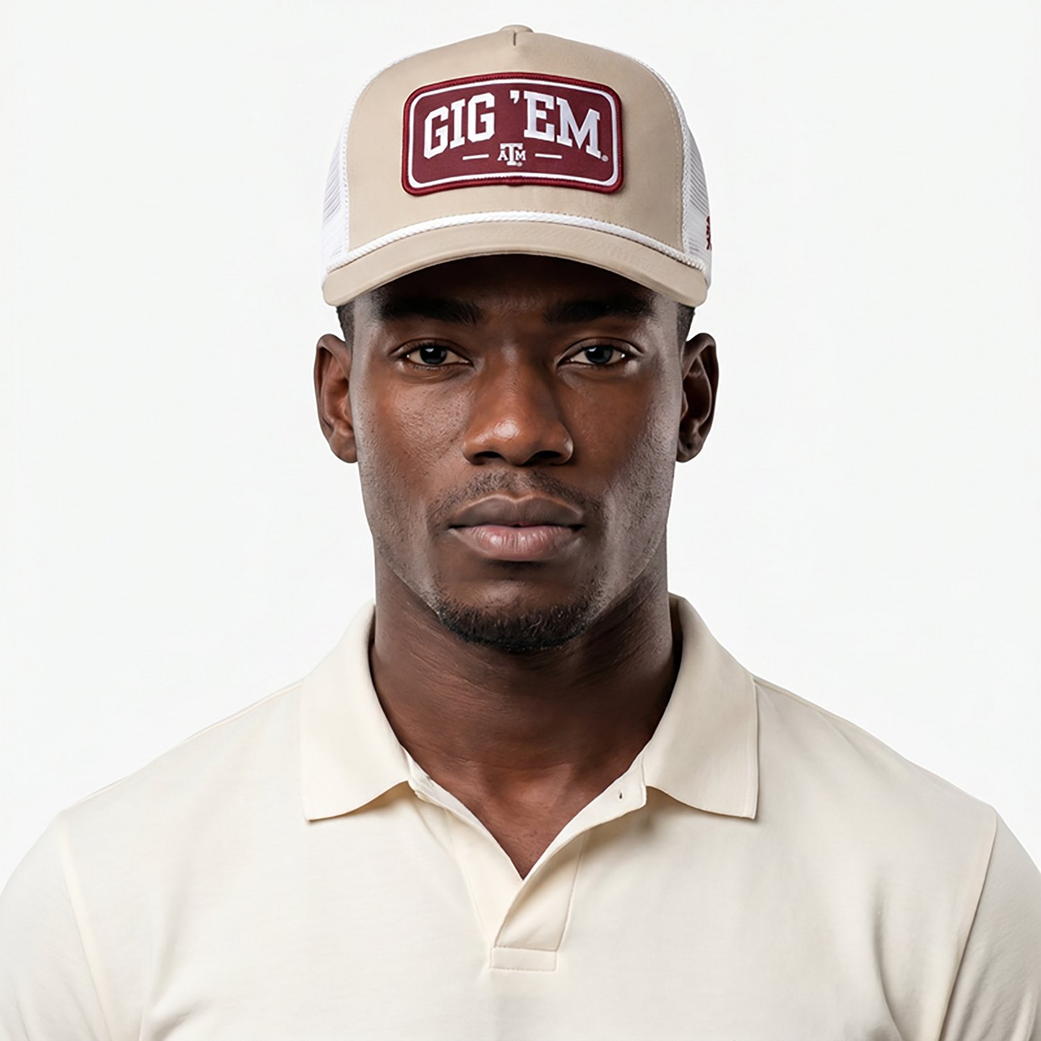 Hooey Men's Texas A&M Gig Em Patch Structured Cap