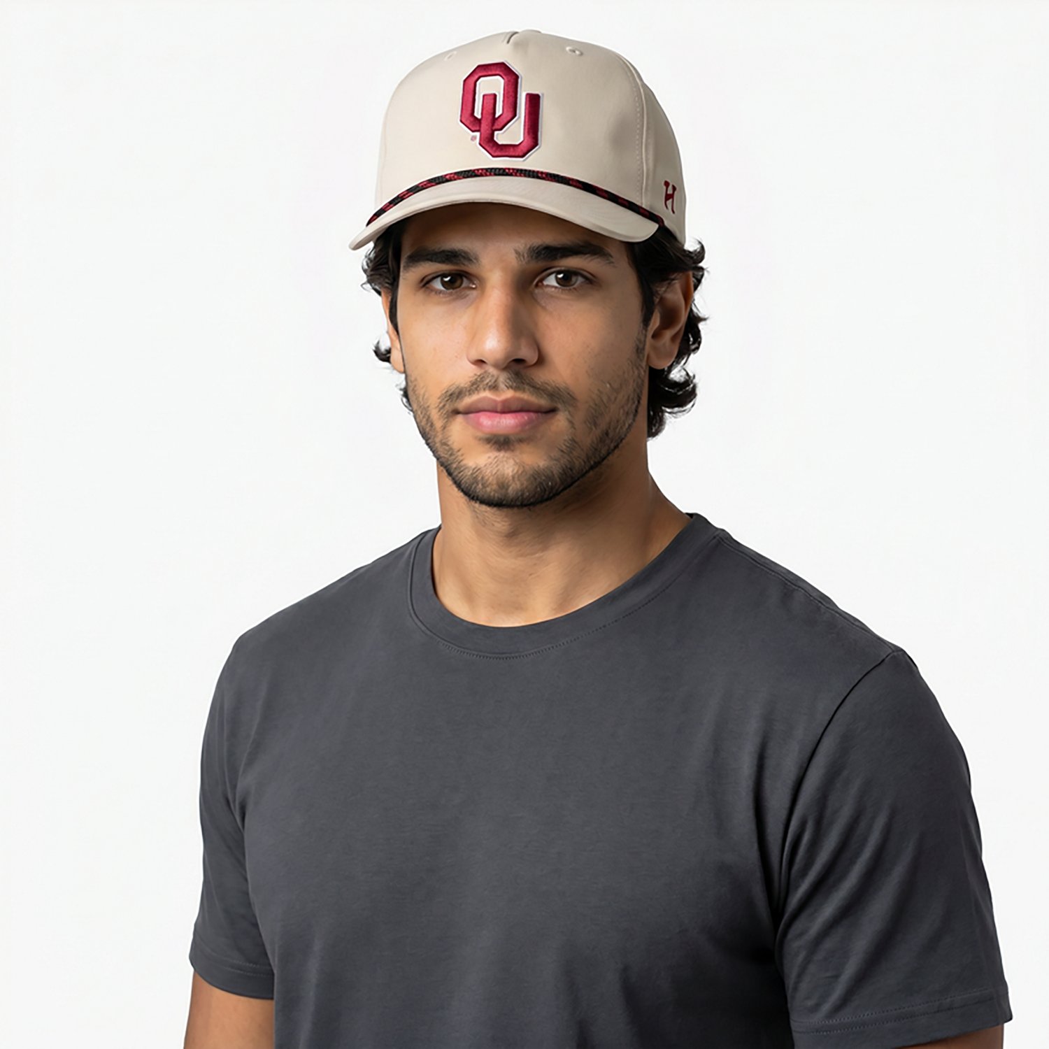 Hooey Adults' Oklahoma Sooners Primary Logo Structured Cap