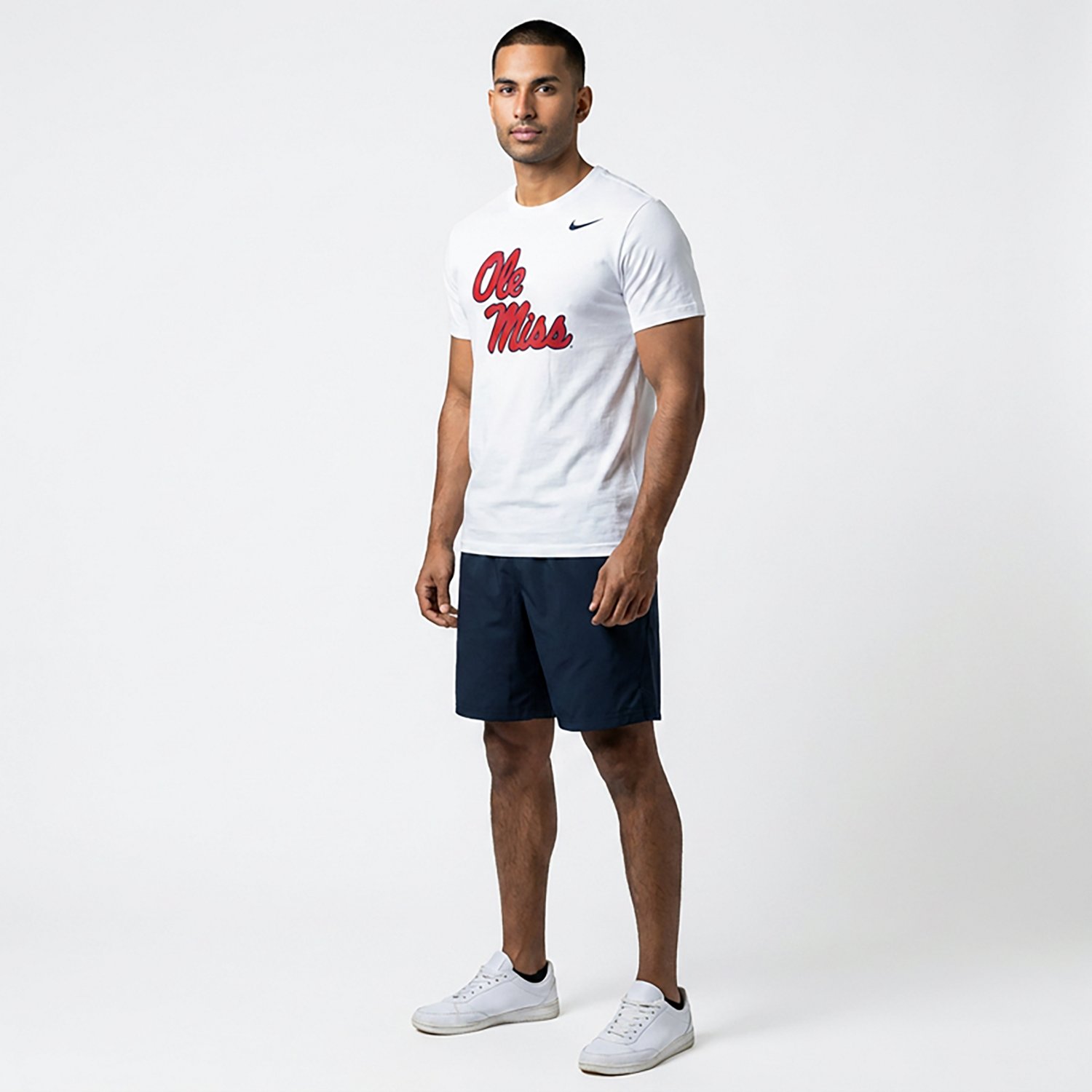 Nike Men's Ole Miss Stack Logo T-shirt - view number 3
