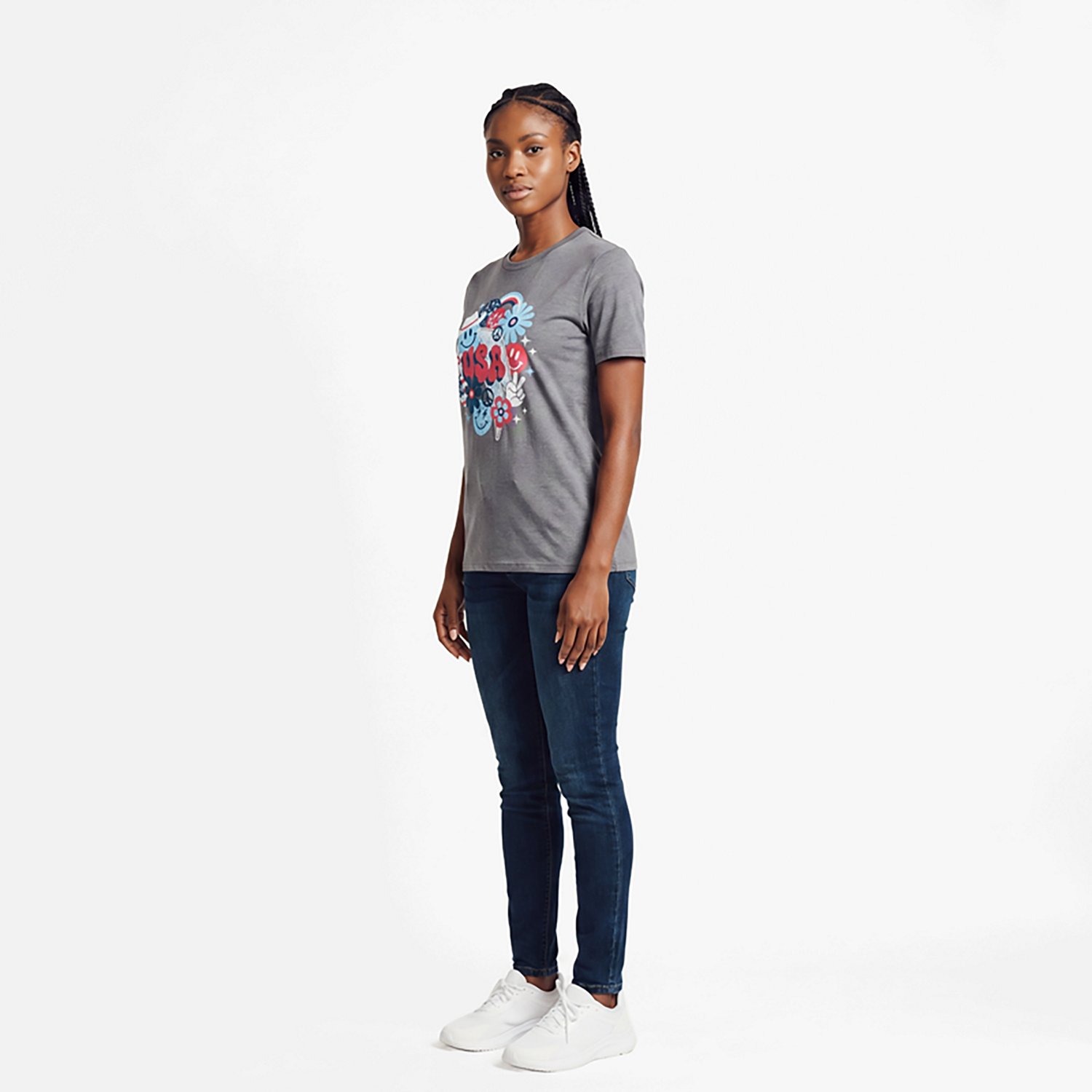Academy Sports + Outdoors Women's Americana Groovy USA T-shirt