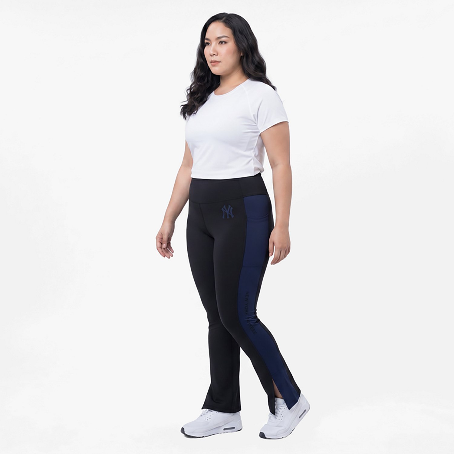 Fanatics New York Yankees Studio Fitted Flared Leggings