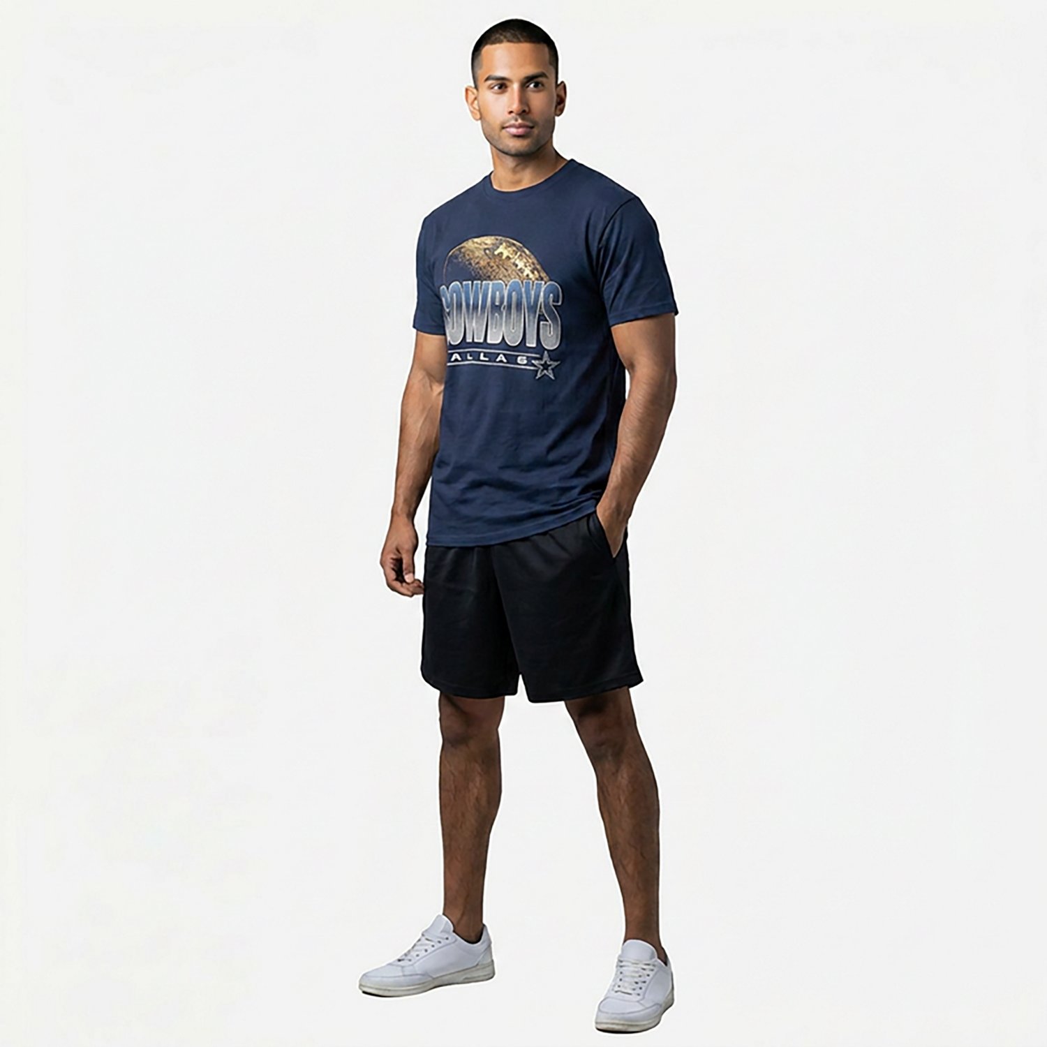 '47 Men's Dallas Cowboys Shadow Down Franklin T-shirt