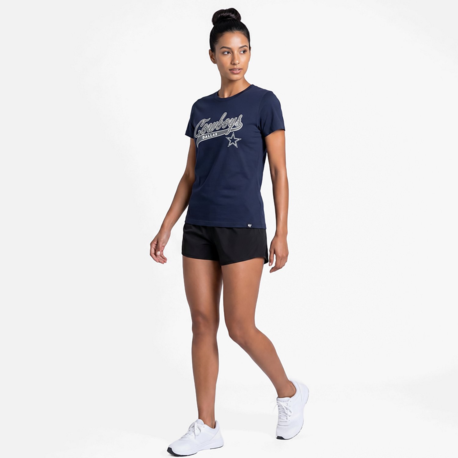 '47 Women's Dallas Cowboys Tail Sweep Frankie Graphic T-shirt