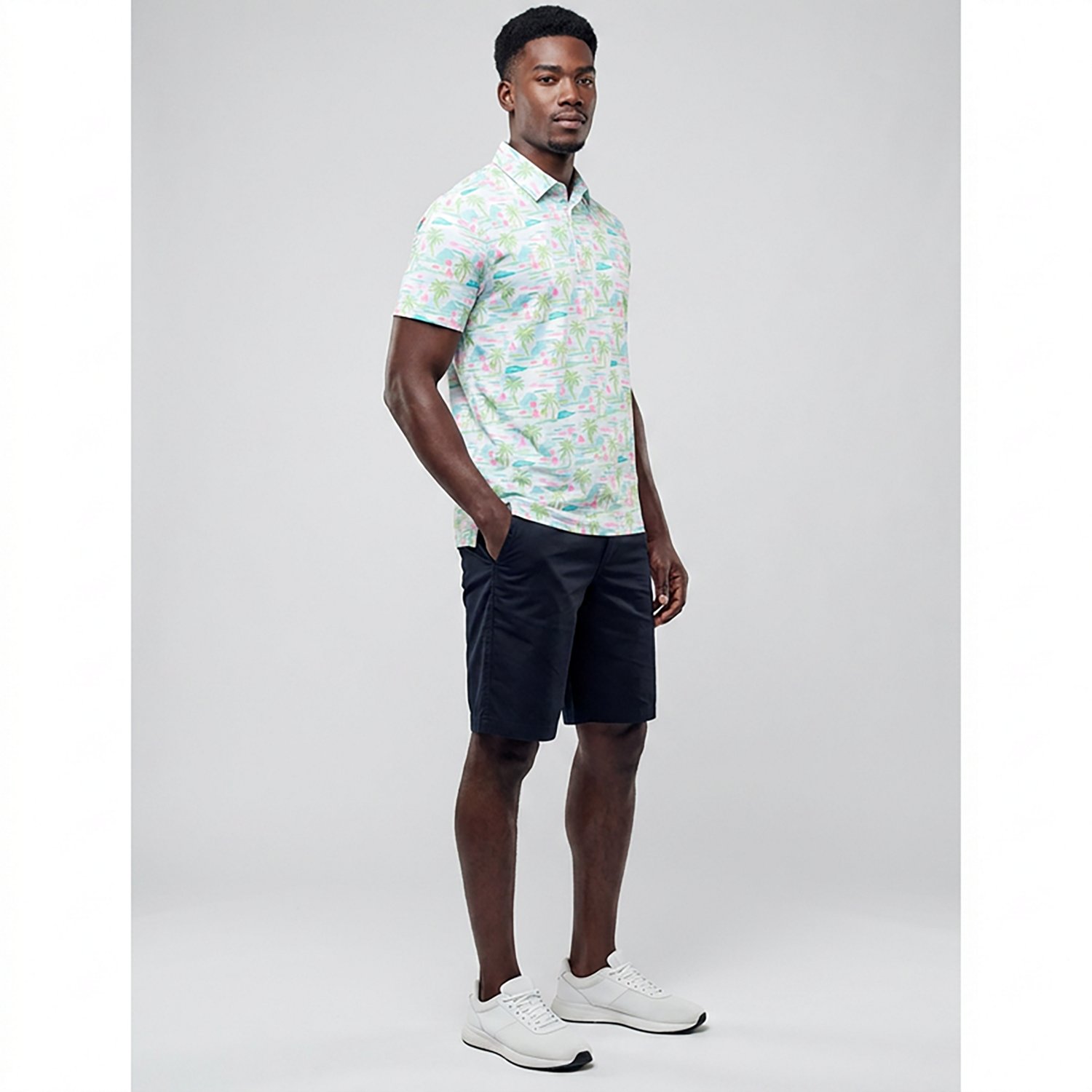 Chubbies Men's The Island Hopper Performance Polo Shirt - view number 2