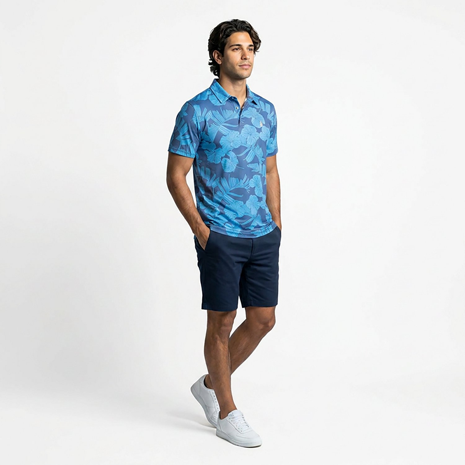 Chubbies Men's The Calm Current Range Polo Shirt - view number 2