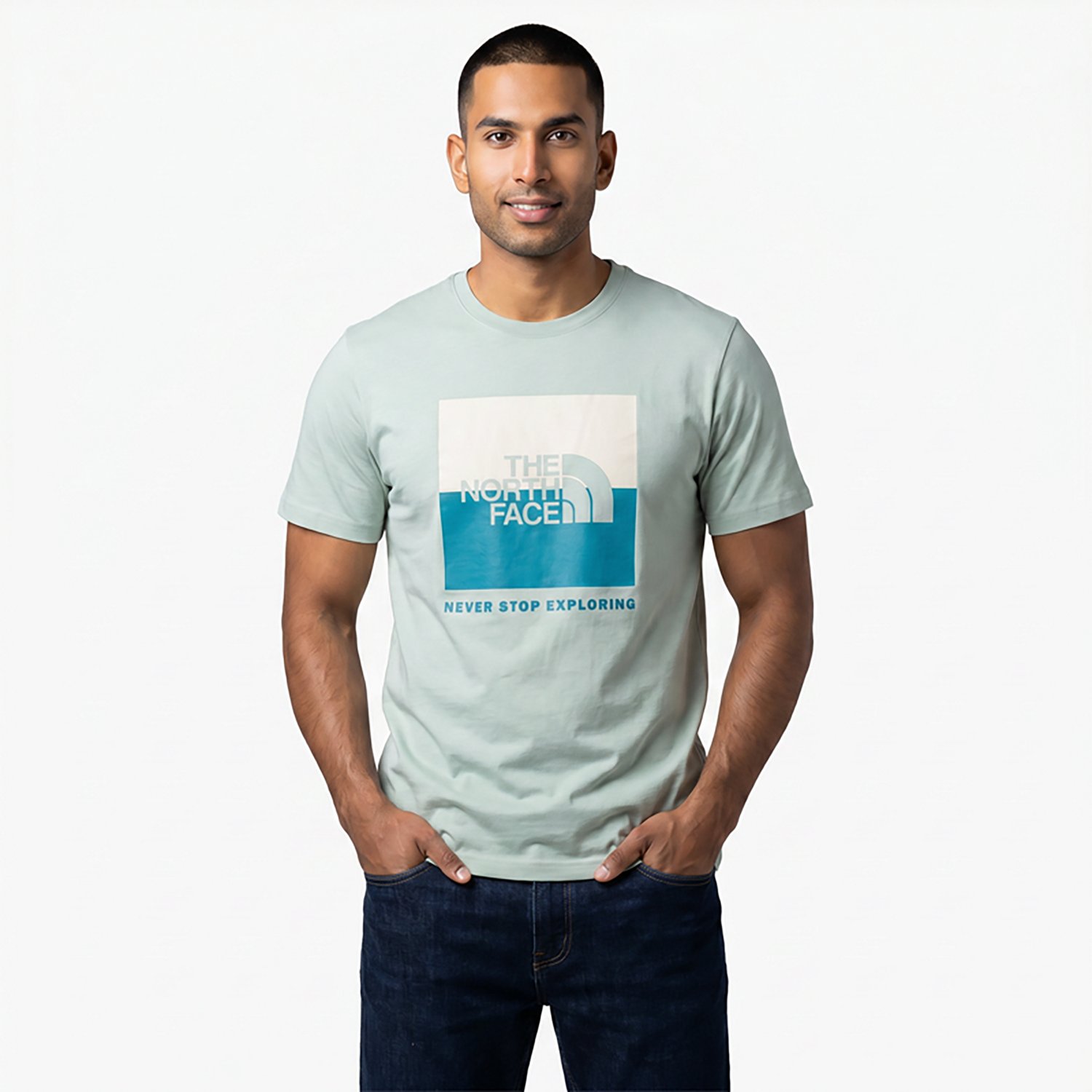 The North Face Men's Base Box NSE Infill Split Short Sleeve T-shirt