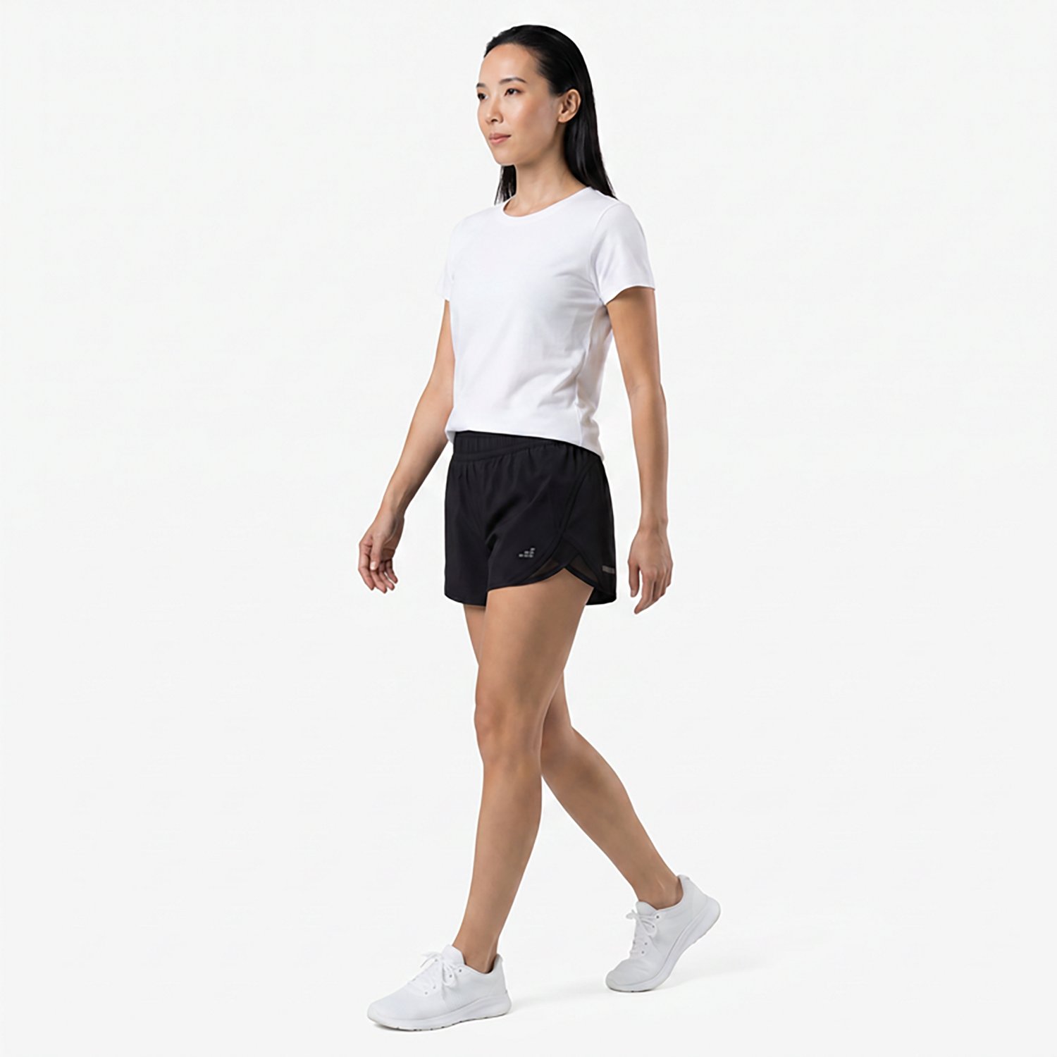 BCG Women's Run Petal Hem Mesh Shorts 3..5