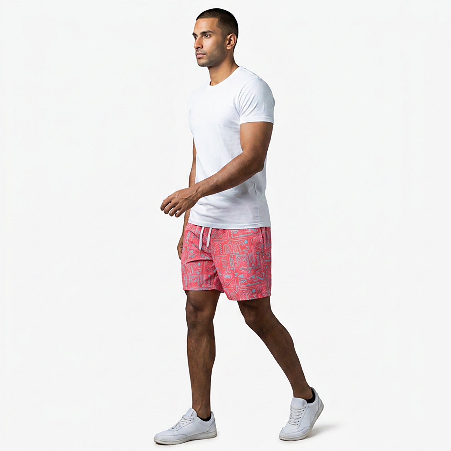 Chubbies Men's The Pyramid Poolsides Classic Swim Trunks 5.5 in