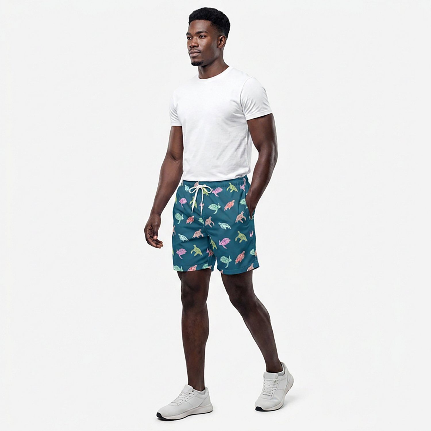 Chubbies Men's The Turtally Awesomes Classic Swim Trunks 5.5 in