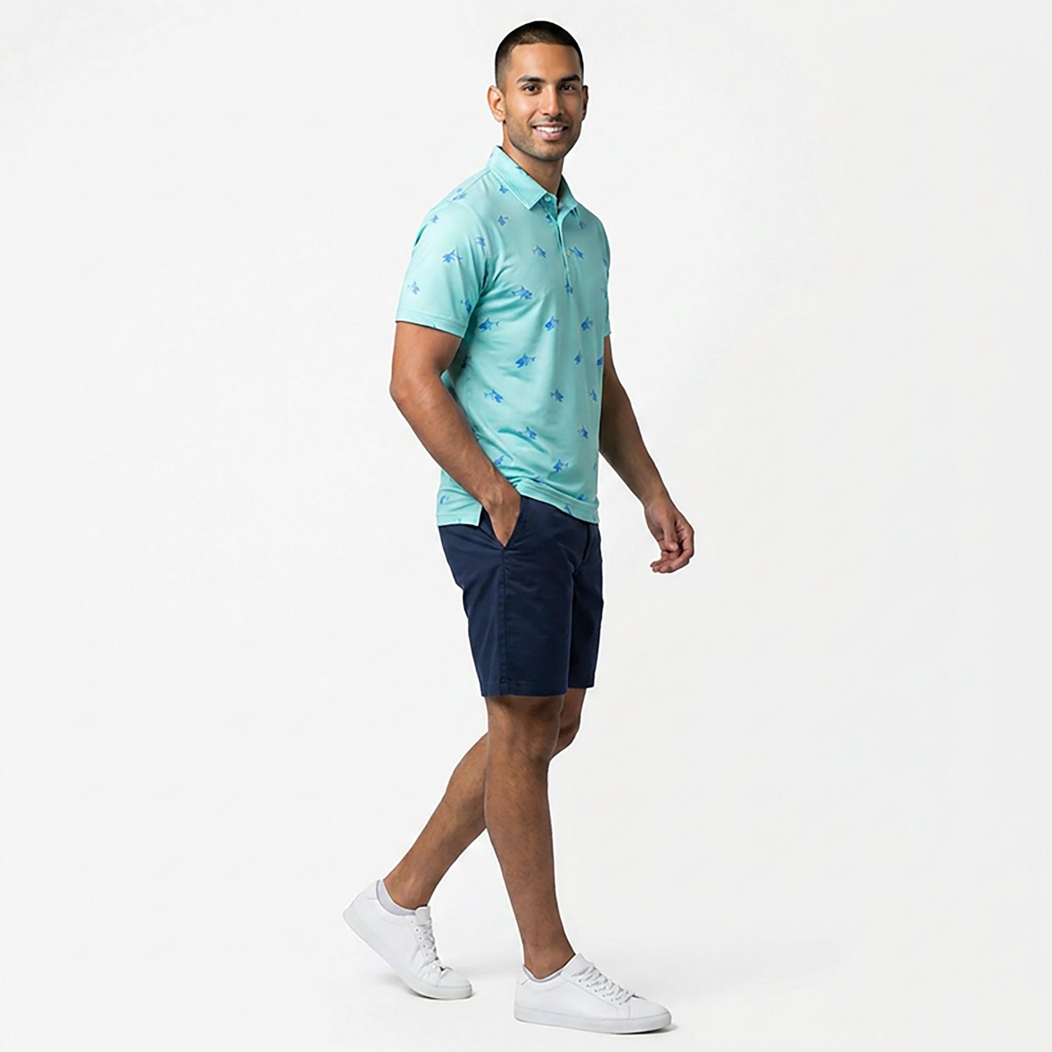 Chubbies Men's The I Feel It In My Bones Performance Polo Shirt - view number 2