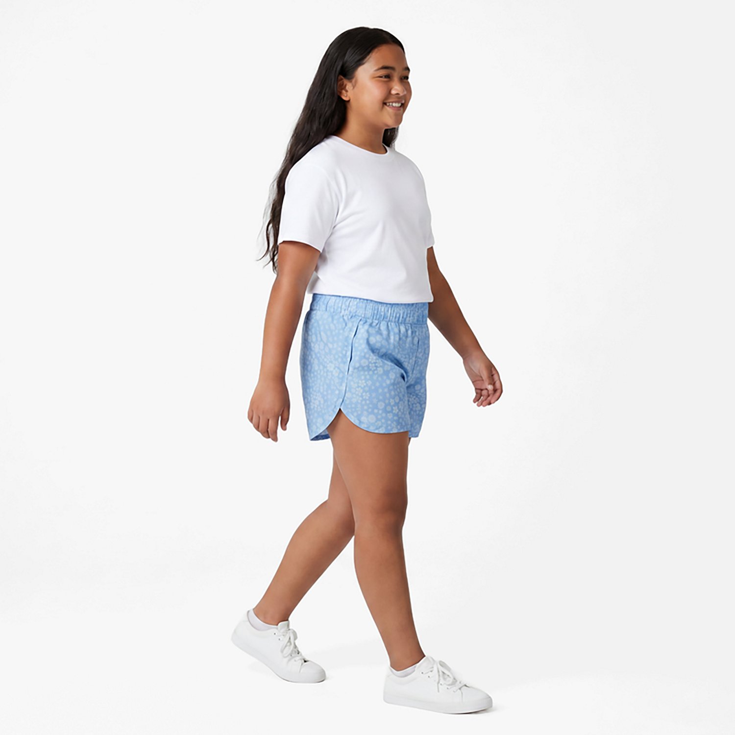 Jadelynn Brooke Girls' Club Social High Rise Athletic Shorts 2.5 in