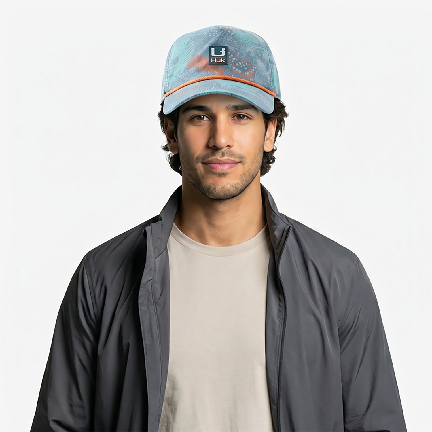 Huk Adults' Printed Performance Rope Cap - view number 3