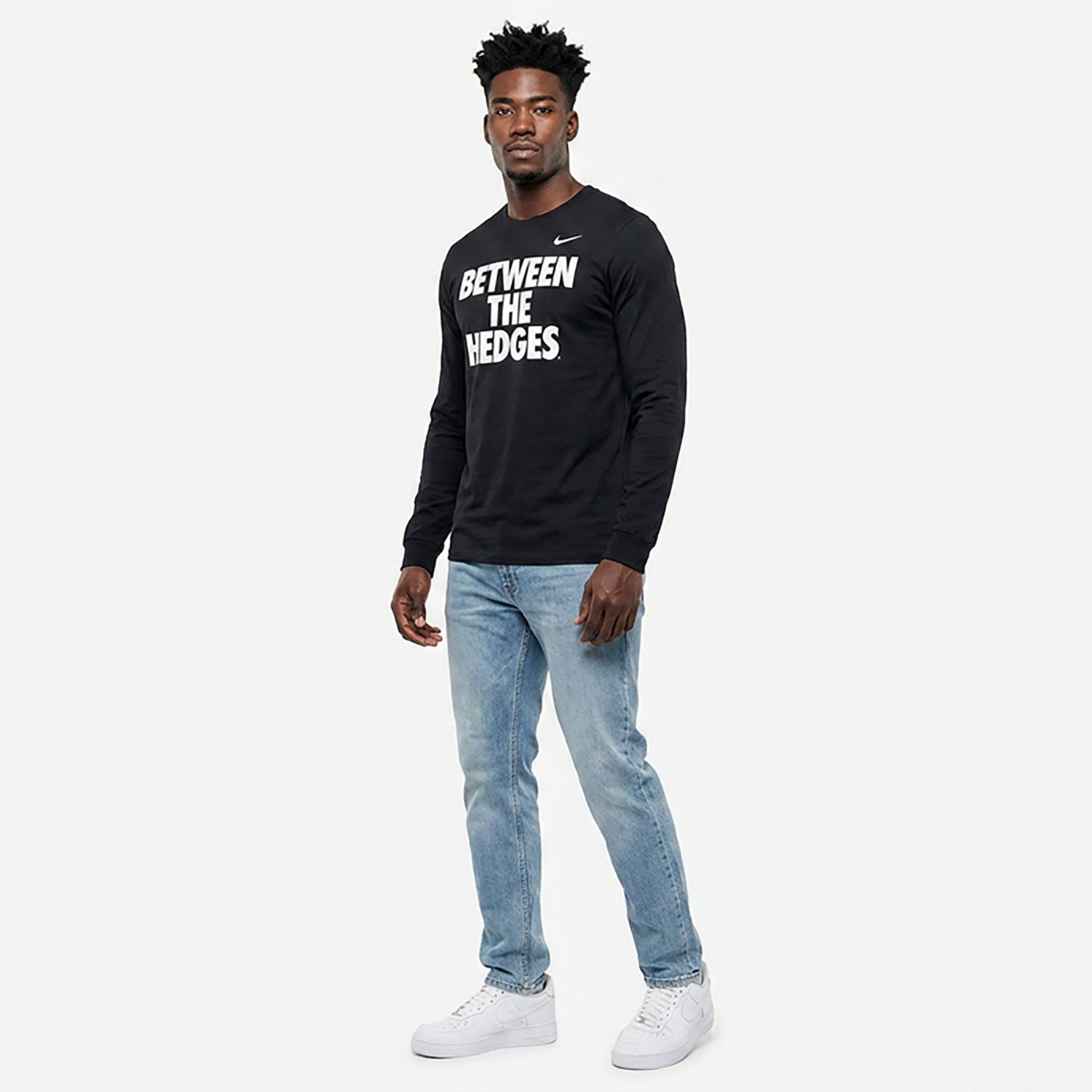 Nike Men's Georgia Slogan Double Sided Long Sleeve T-shirt