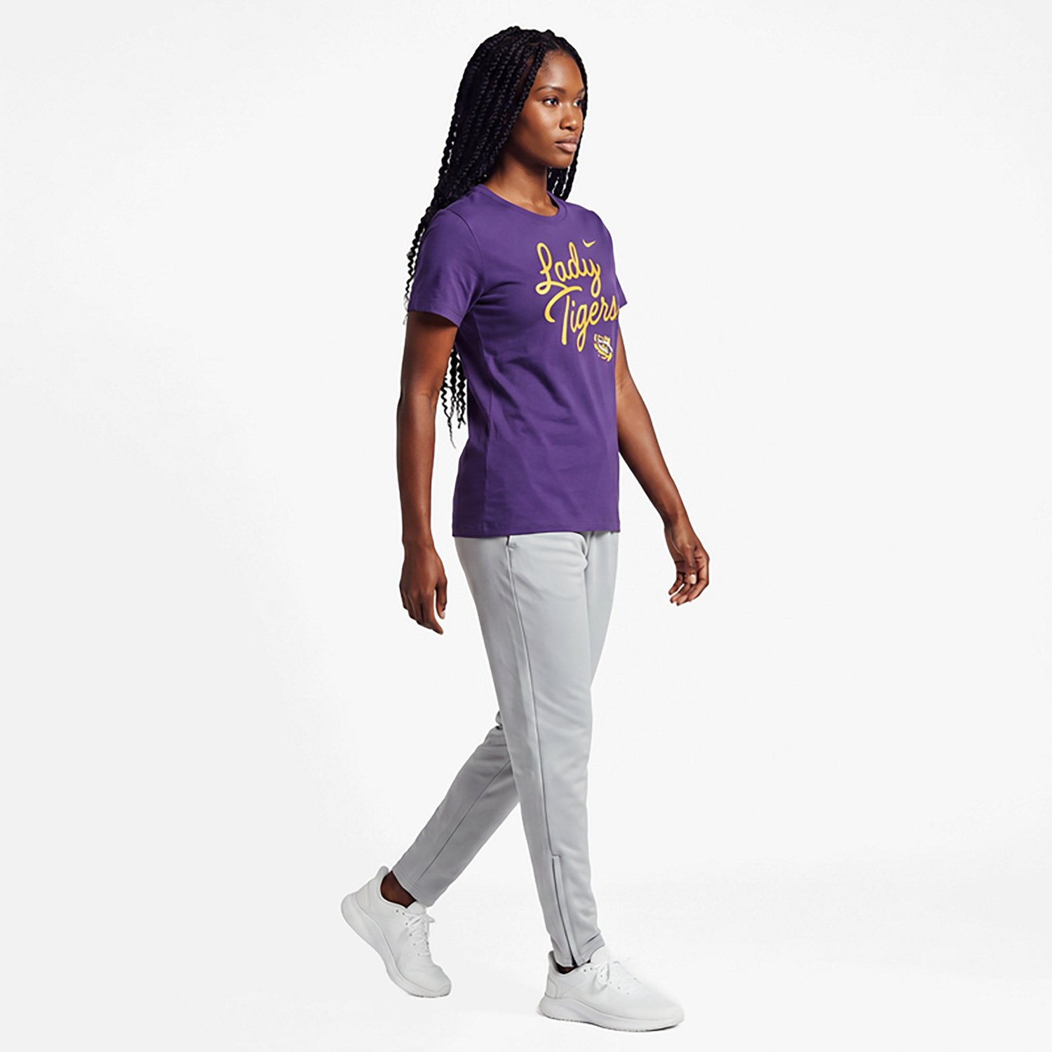 Nike Women's LSU Script Over Logo T-shirt - view number 3