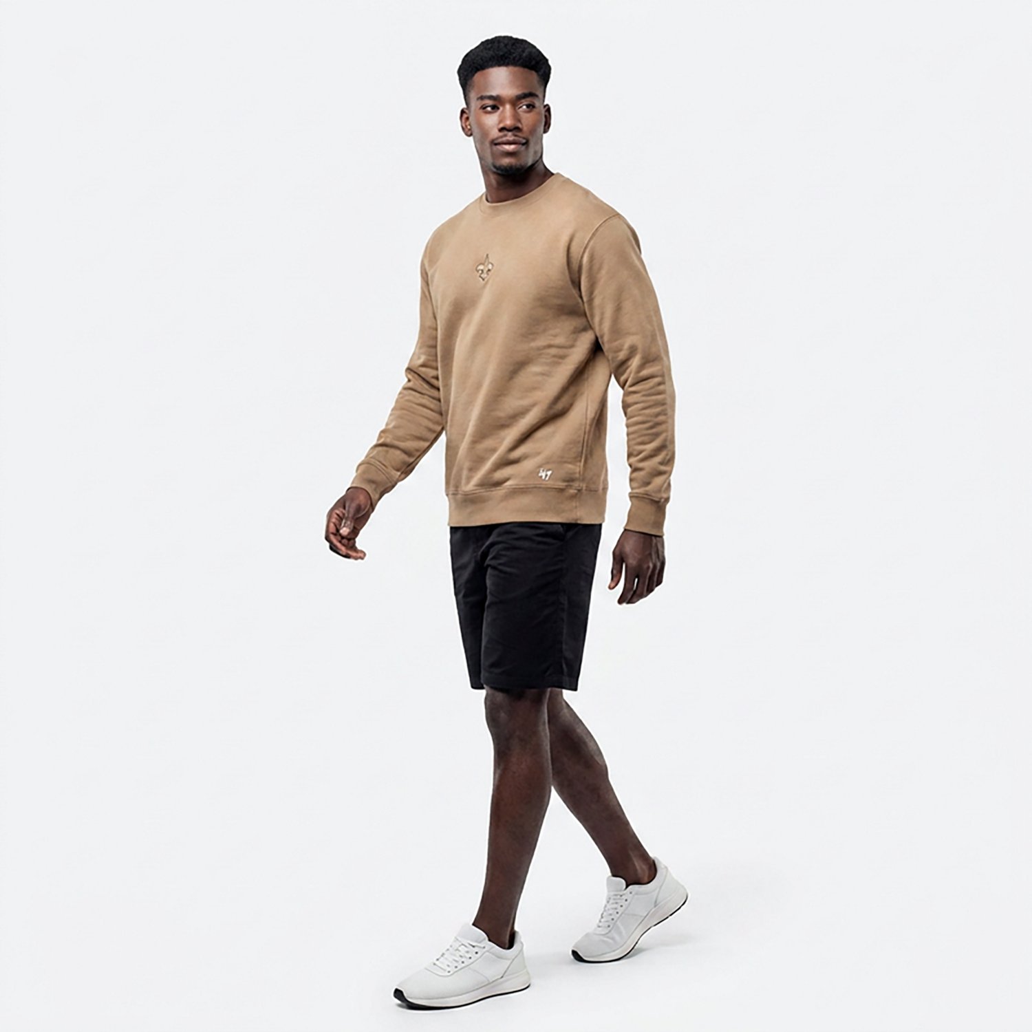 '47 Men's New Orleans Saints Offside Foundation Long Sleeve Crew