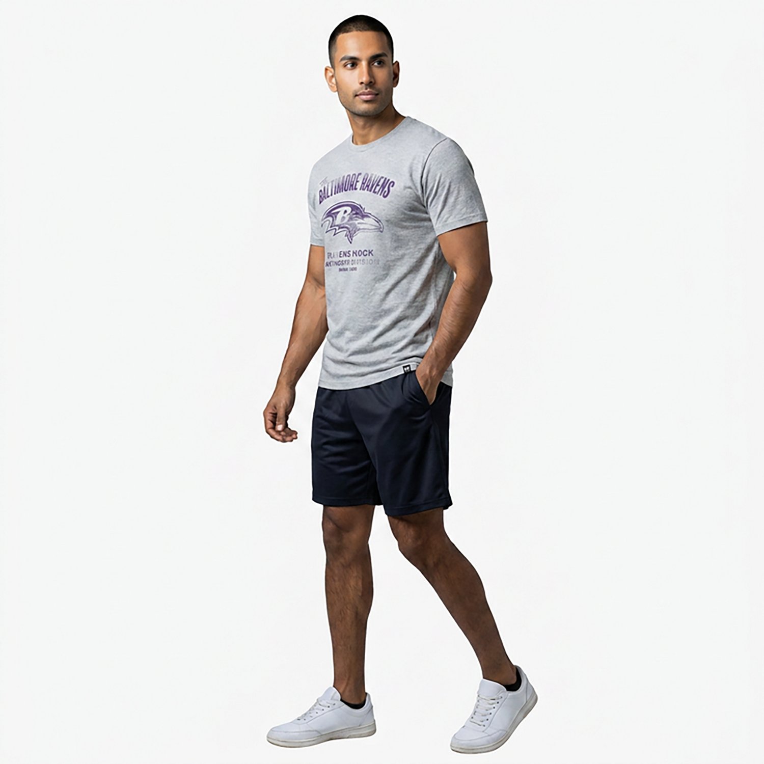 47 Men's Ravens Wide Open Franklin T-shirt - view number 2