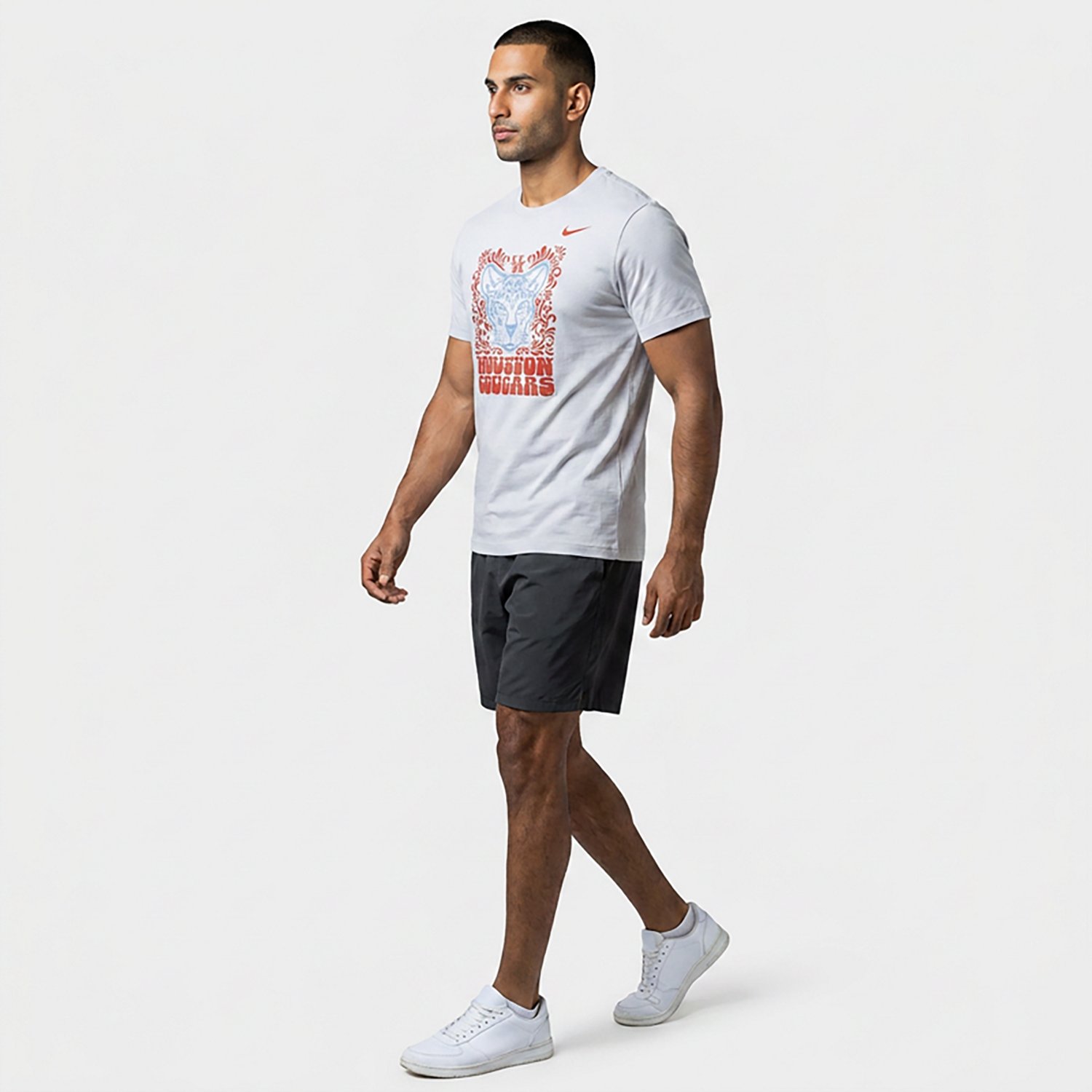 Nike Men's Houston Cougars Hispanic Heritage Short Sleeve T-shirt - view number 3