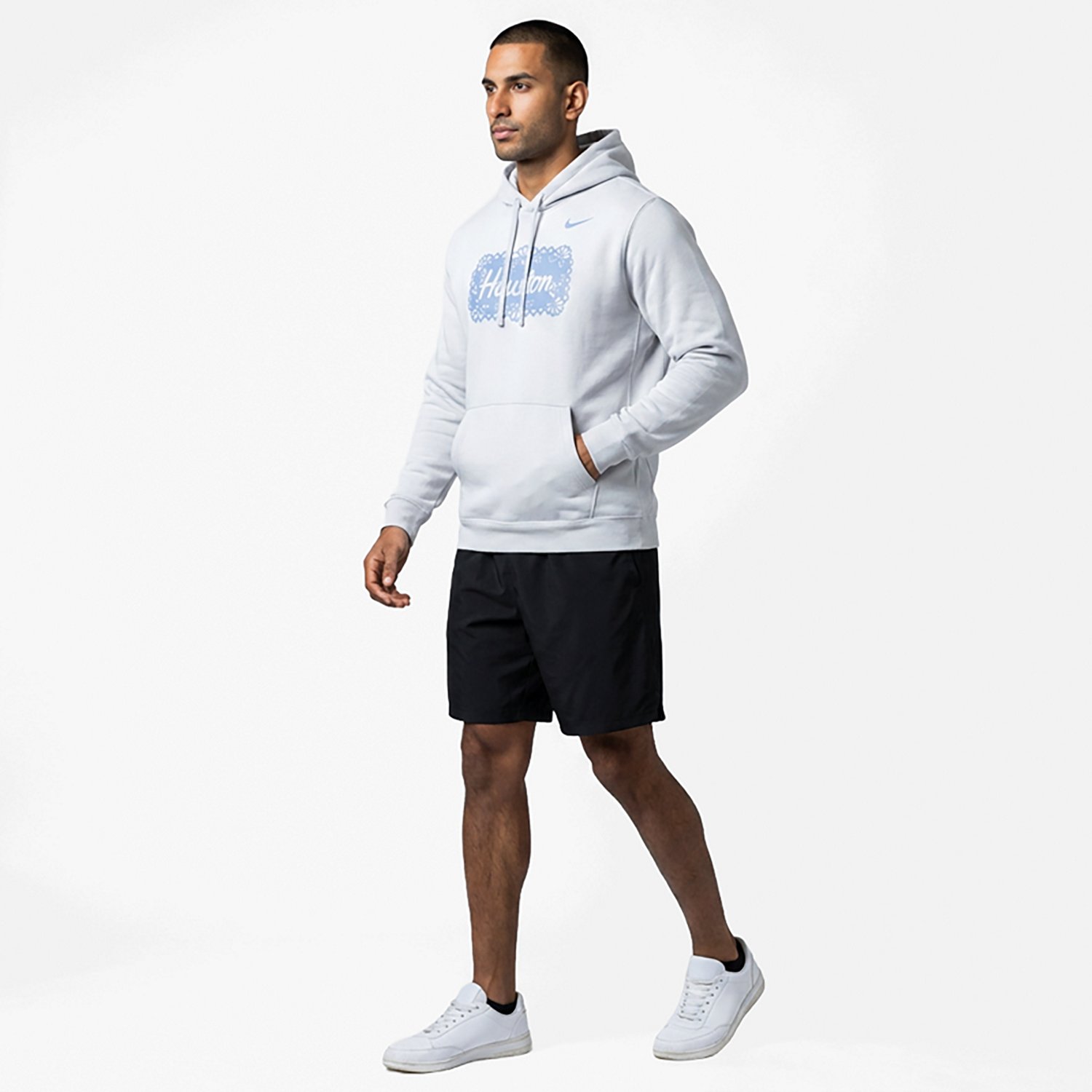 Nike Men's Houston Cougars Hispanic Heritage Club Fleece Hoodie - view number 2