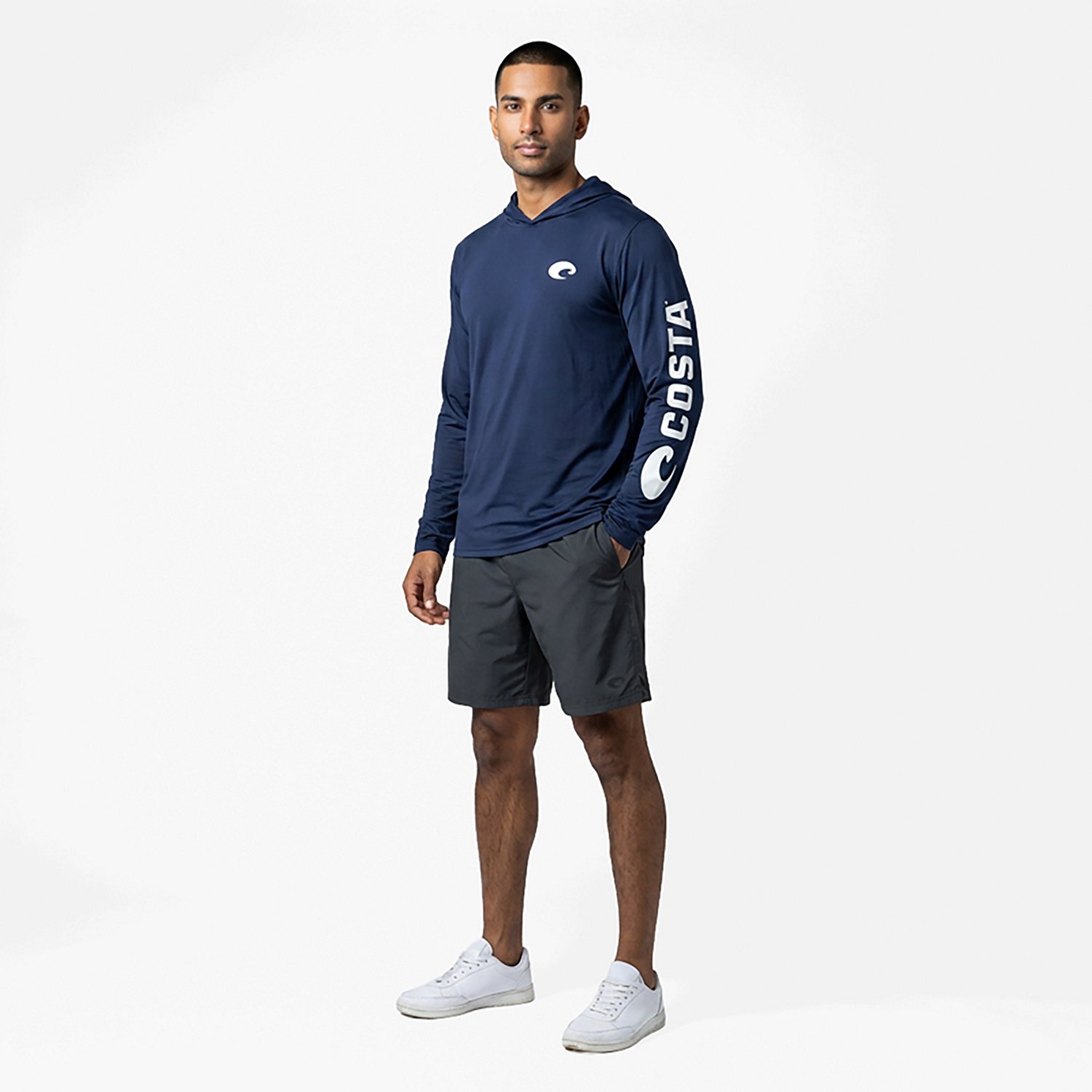 Costa Del Mar Men's Hooded Technical Performance Shirt