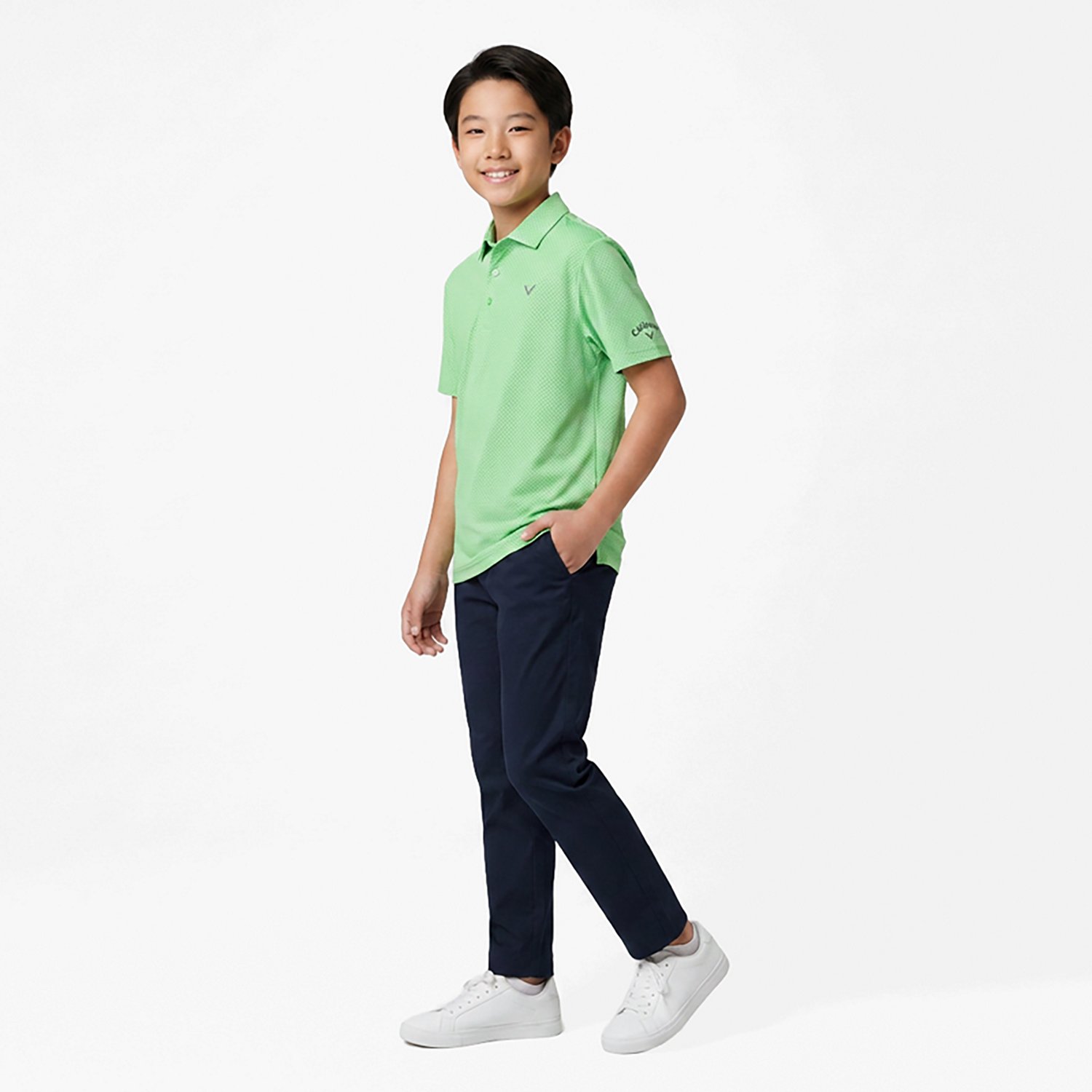 Callaway Boy's Prosspin Chev Jacuard Polo - view number 2