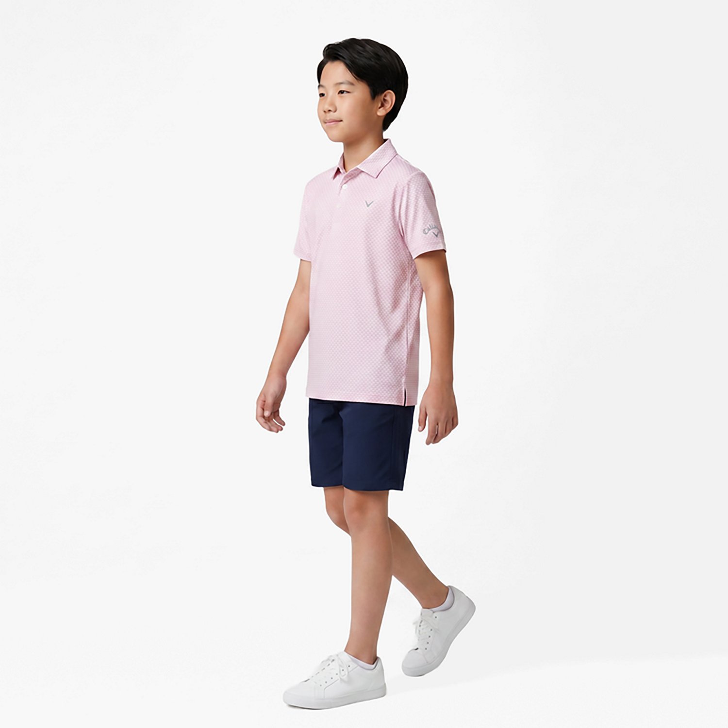 Callaway Boy's Foulard Print Polo - view number 2