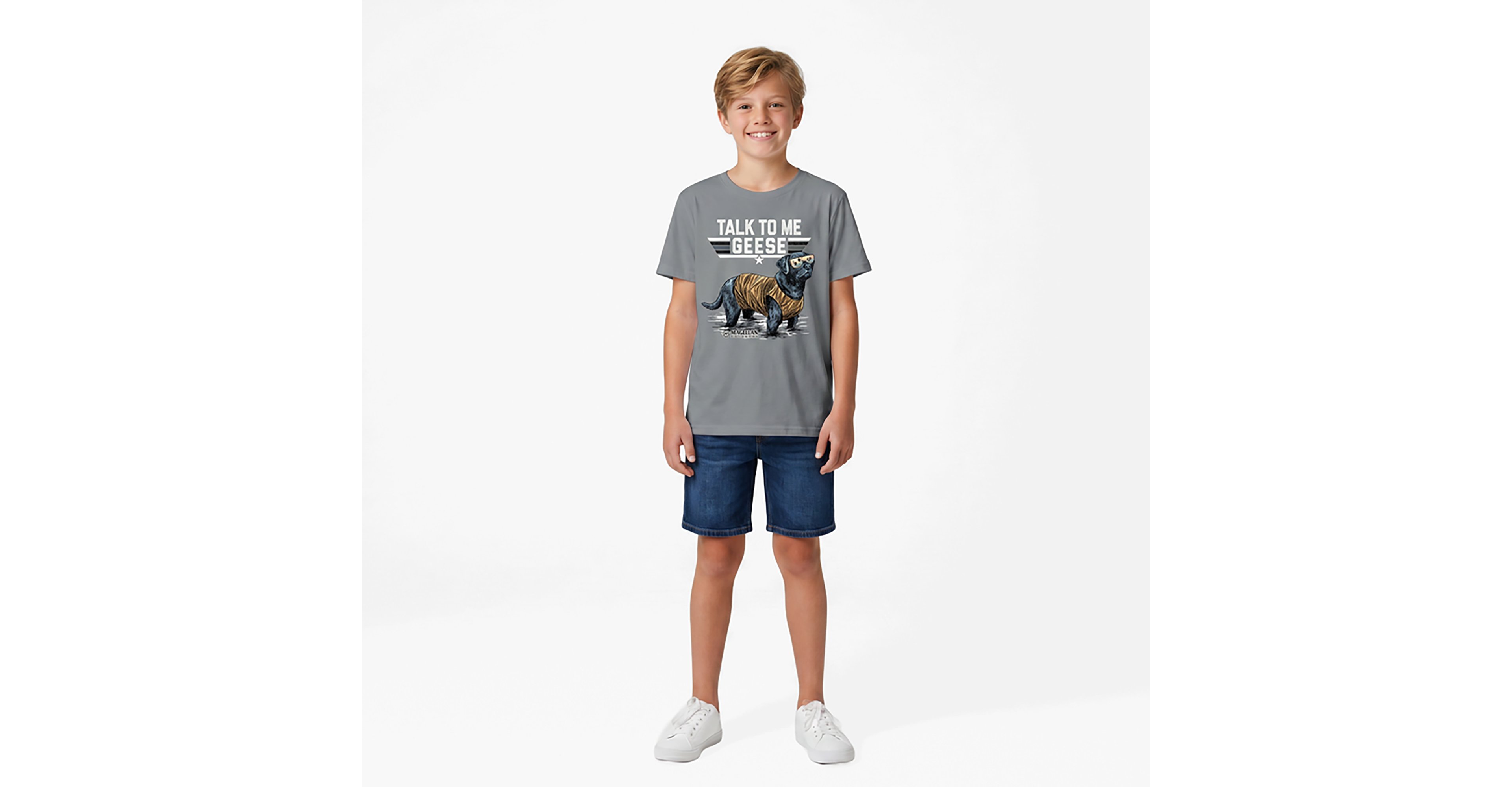 Magellan Outdoors Boys' Talk To Me Lab Short Sleeve T-shirt