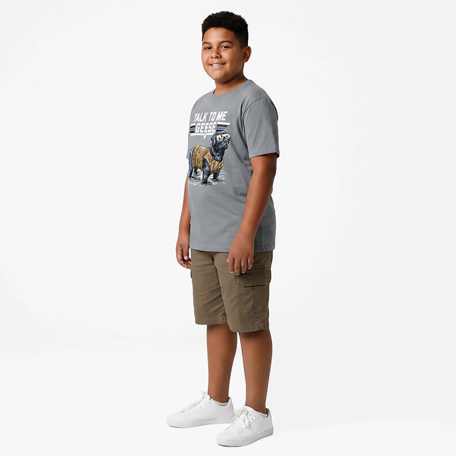 Magellan Outdoors Boys' Talk To Me Lab Short Sleeve T-shirt - view number 3