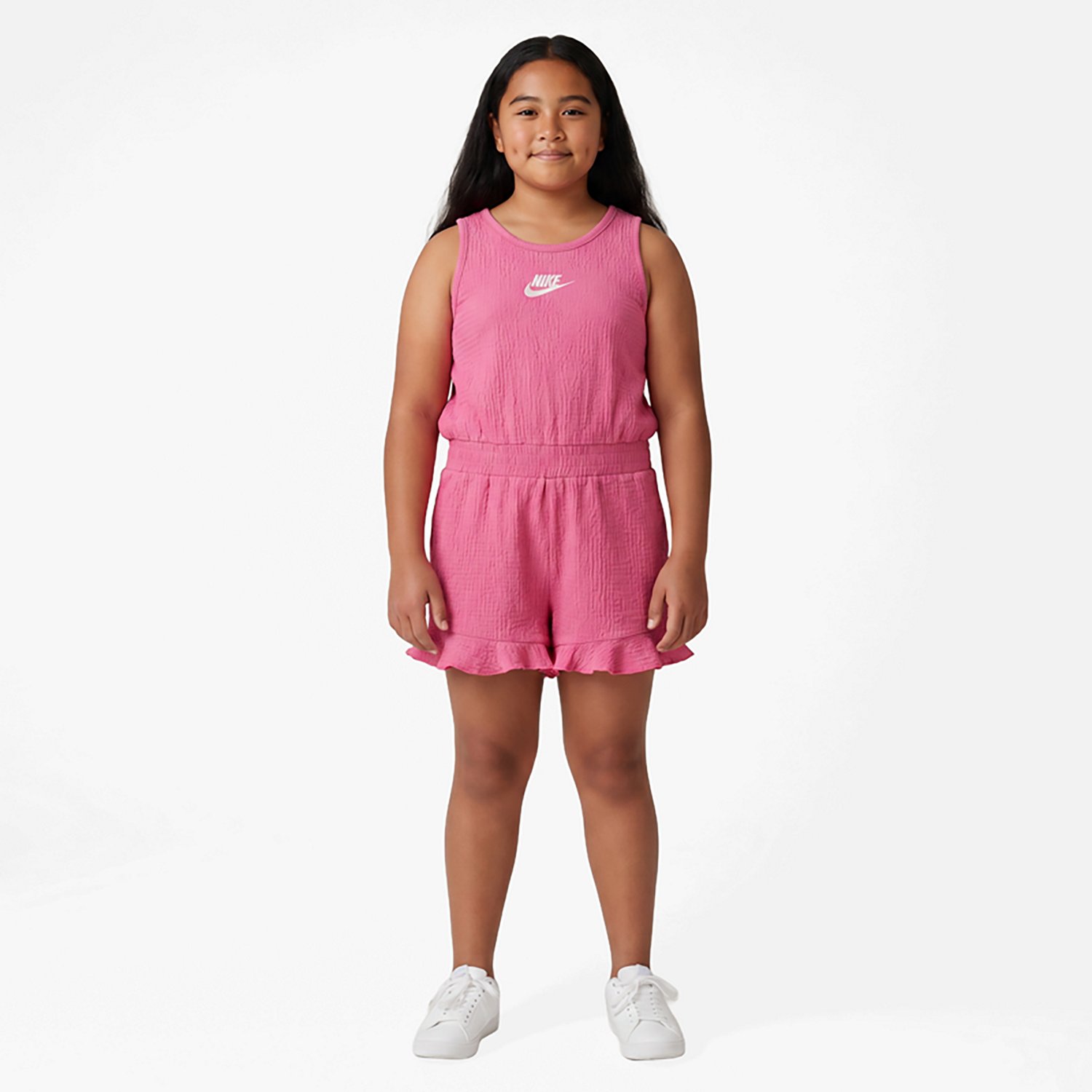 Nike Girls' 4-6 Textured Romper