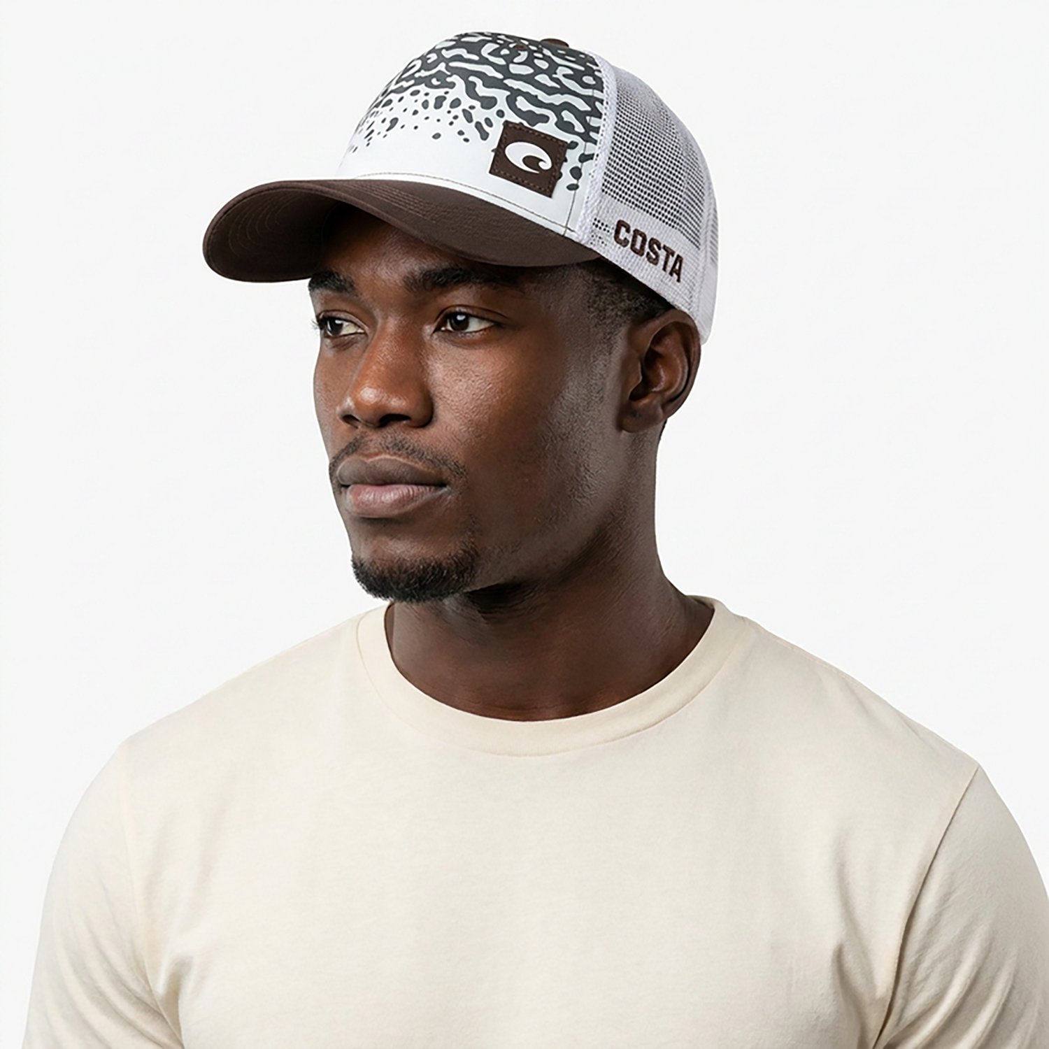 Costa Del Mar Men's Fish Skins Trucker Cap