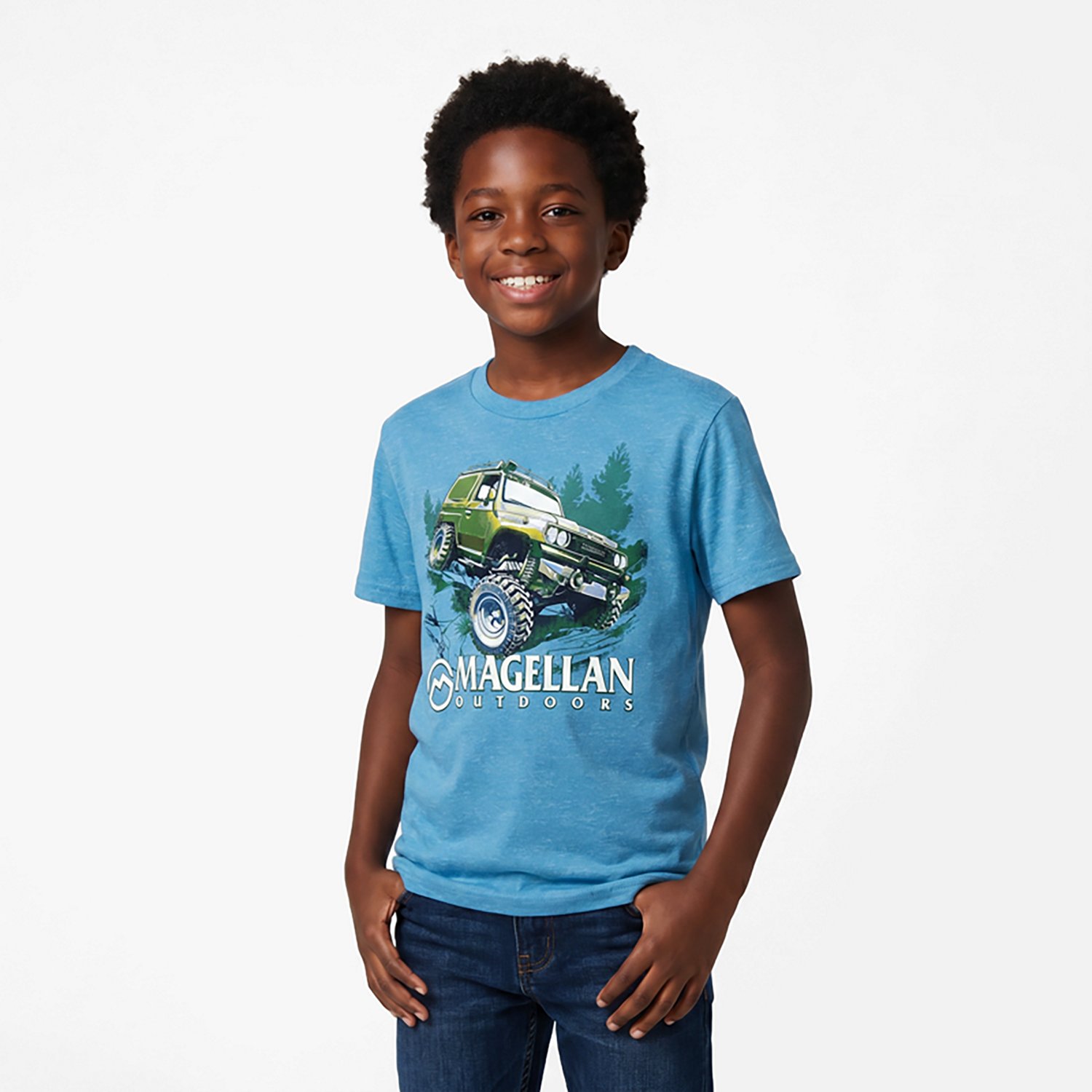 Magellan Outdoors Boys' 4x4 Offroad Graphic T-shirt - view number 2