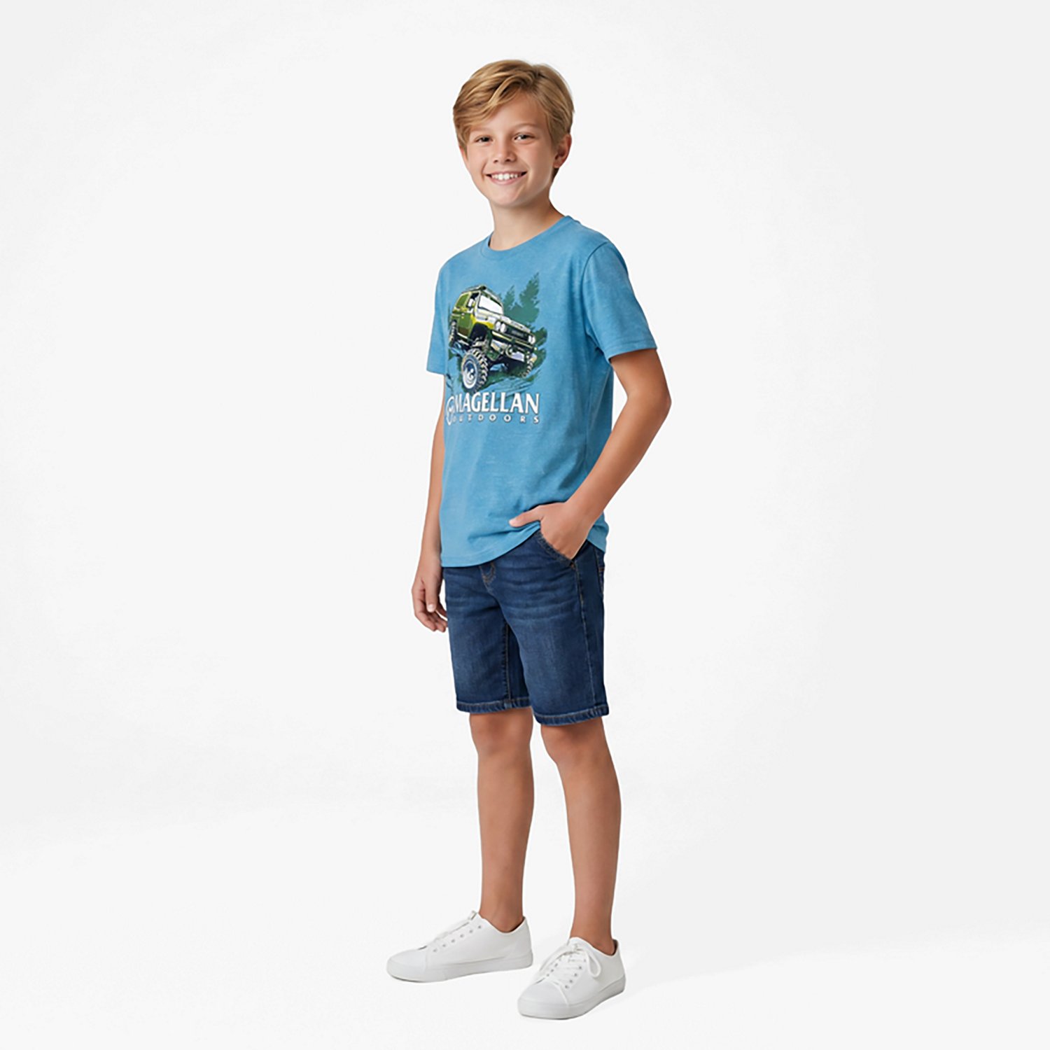Magellan Outdoors Boys' 4x4 Offroad Graphic T-shirt - view number 3