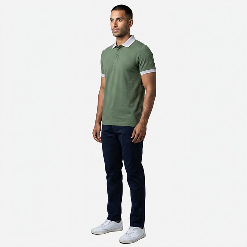 Waggle Golf MenâS Whitetail Habitat Polo