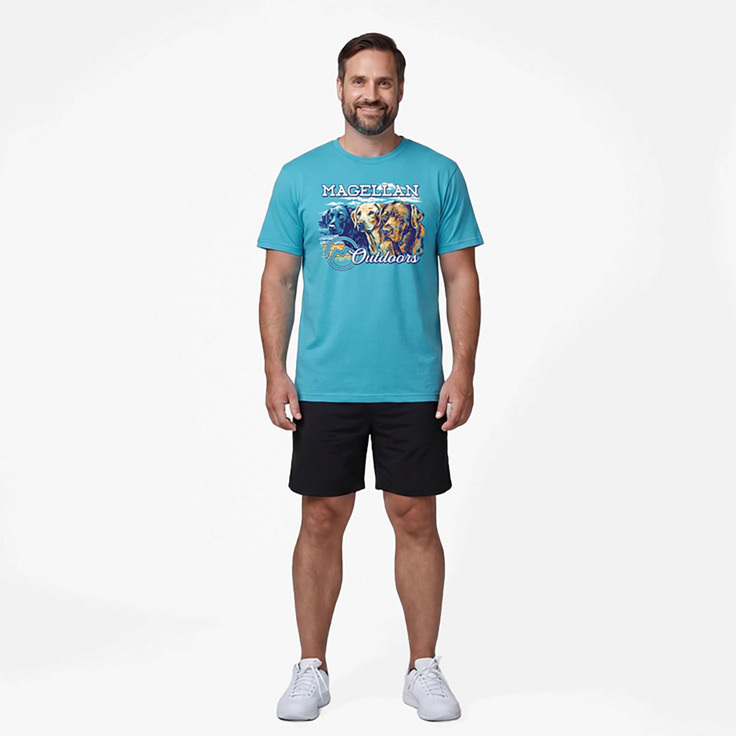 Magellan Outdoors Men's Three Lab Beach T-shirt