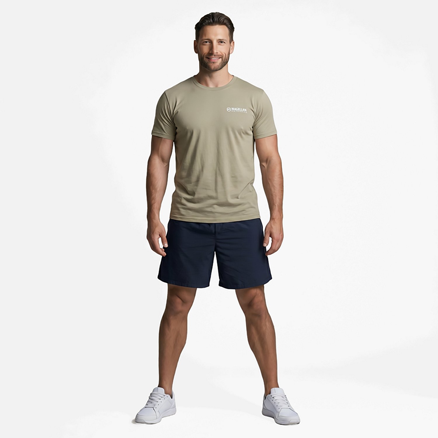 Magellan Outdoors Men’s Americana Eagle Graphic Short Sleeve T‑Shirt