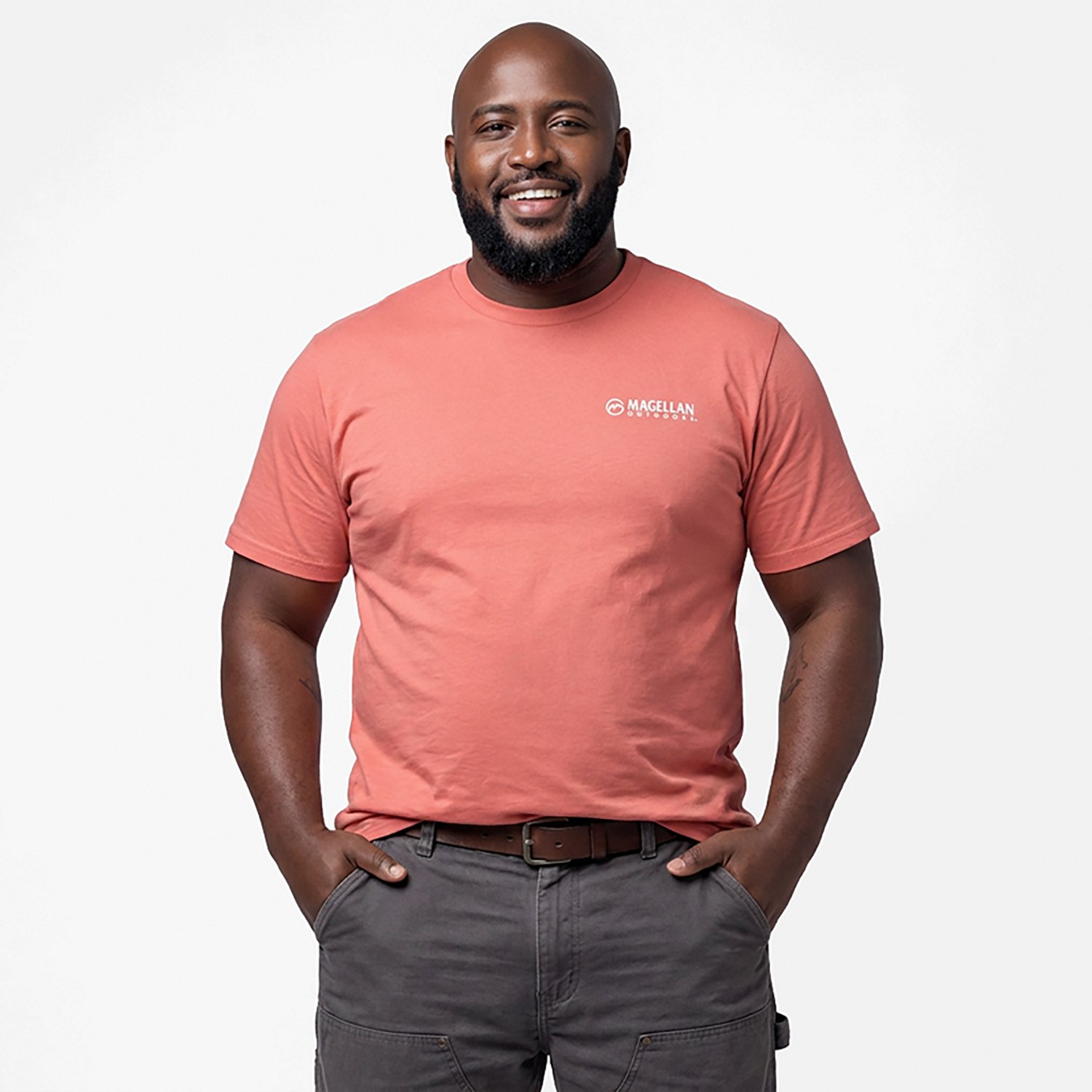 Magellan Outdoors Men’s Western River Tube Graphic Short Sleeve T‑Shirt - view number 2