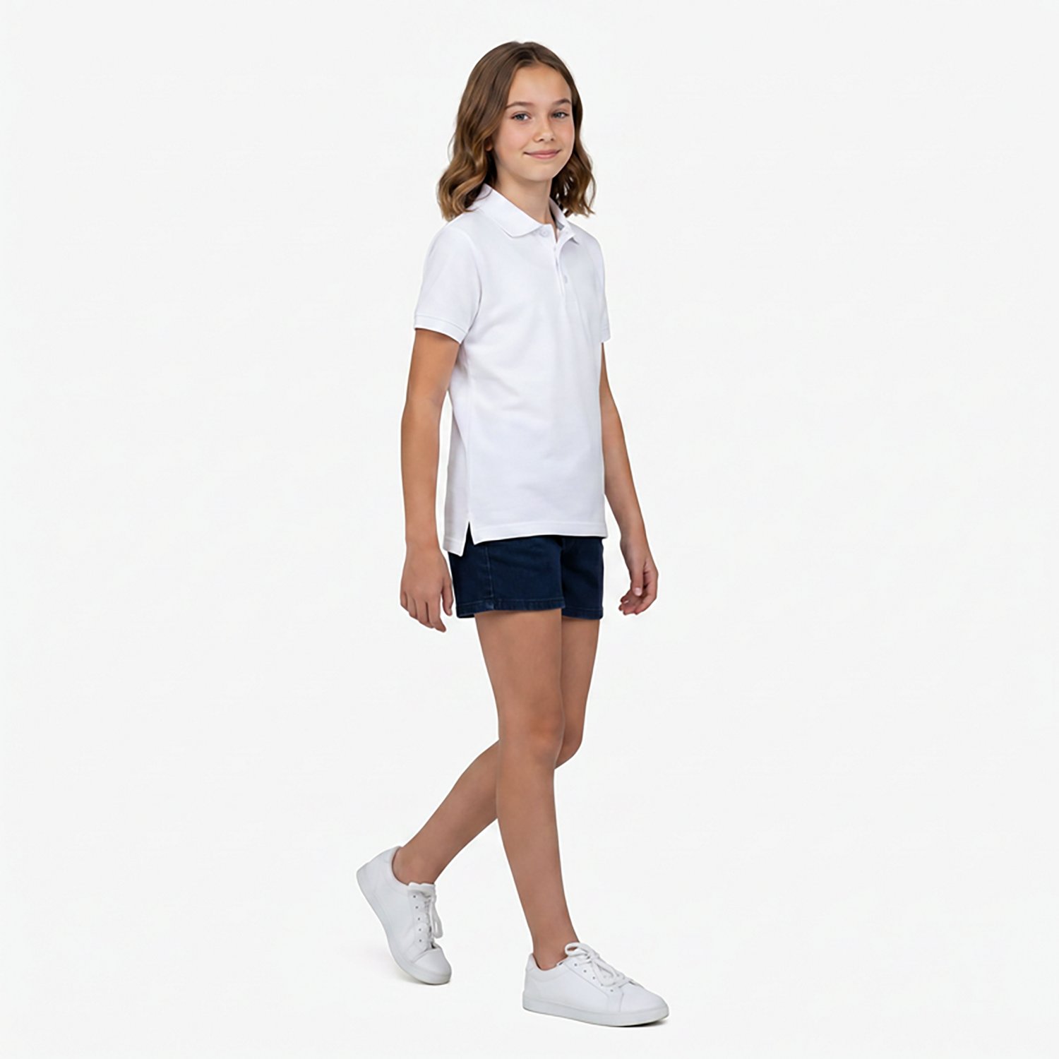 Russell Athletic Girls’ Uniform Polo 2-Pack