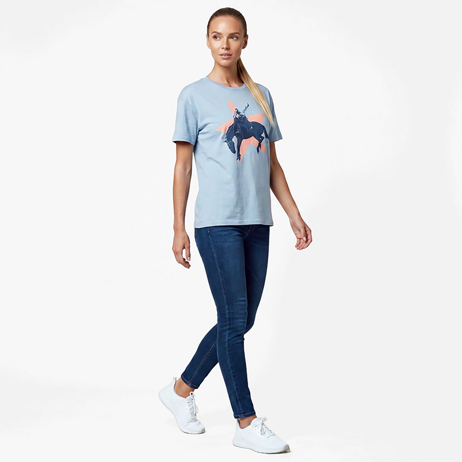 Live Outside the Limits Women's Rodeo Star Oversized T-shirt