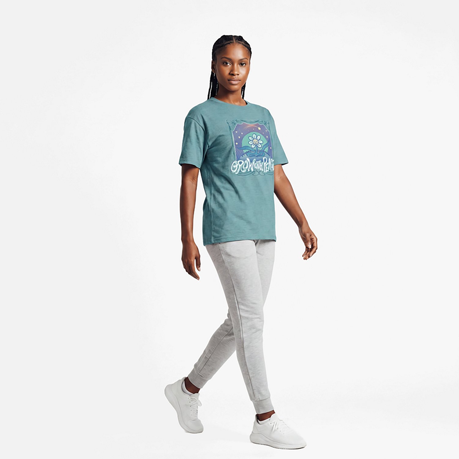 Live Outside the Limits Women's Grow with Peace Graphic T-shirt