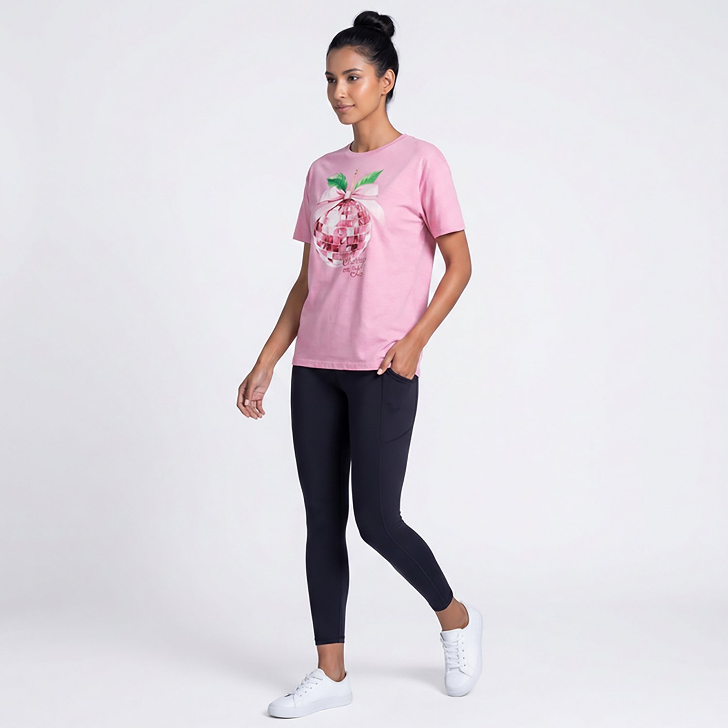 Live Outside the Limits Women's Cherry On Top Oversized Graphic T-shirt - view number 3