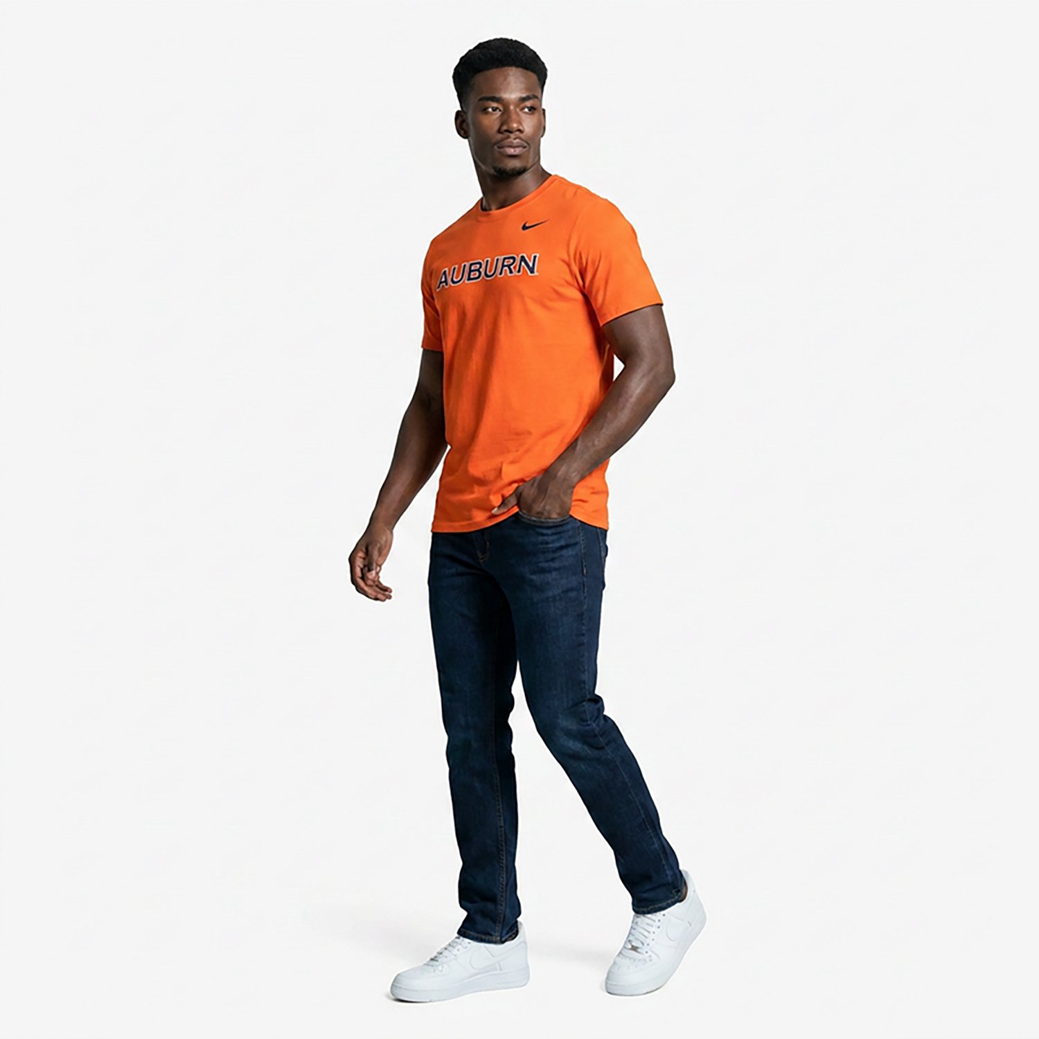 Nike Men's Auburn Wordmark T-shirt - view number 3