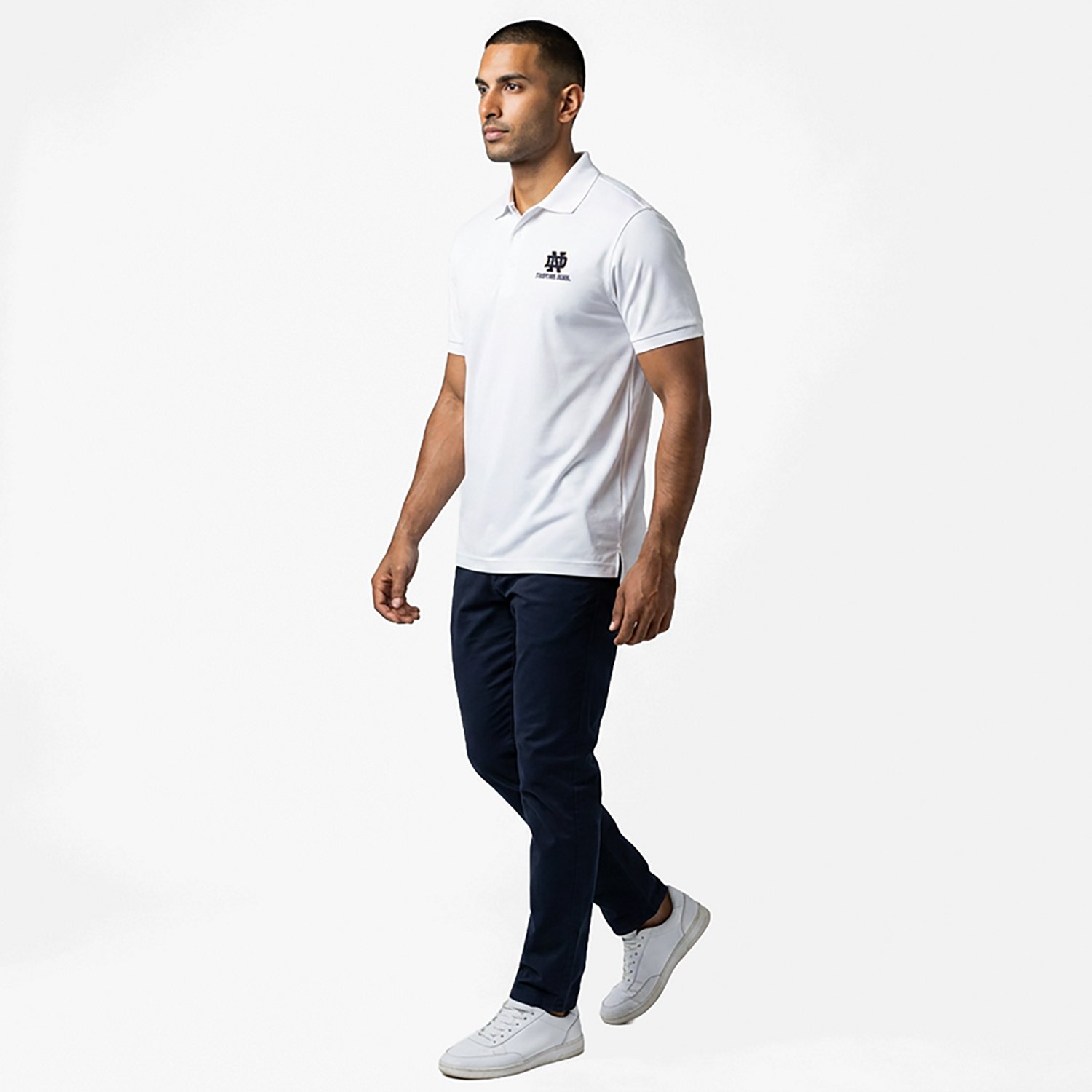 Antigua Men's Notre Dame Legacy Pique Polo Shirt - view number 2
