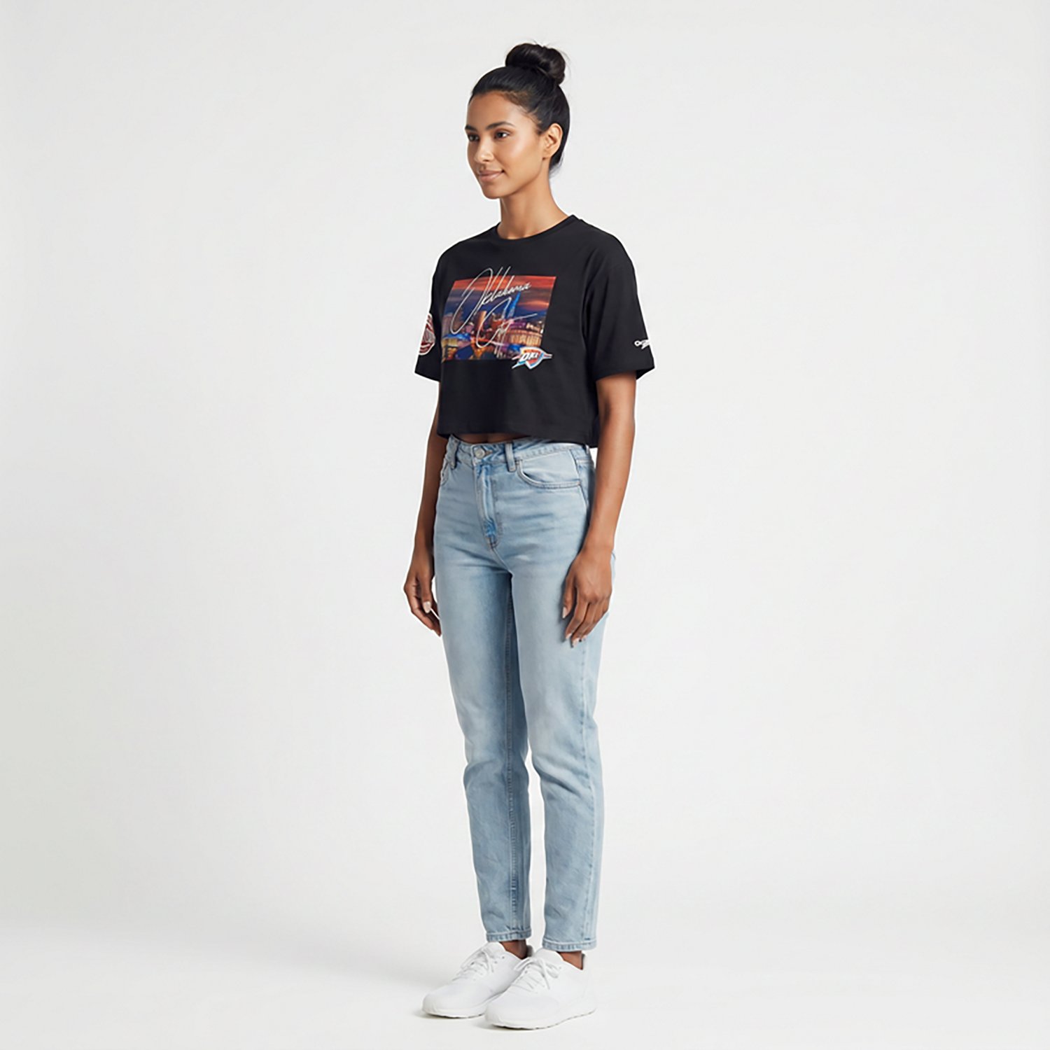 Pro Standard Women's OKC Thunder City Scape SJ Boxy T-shirt