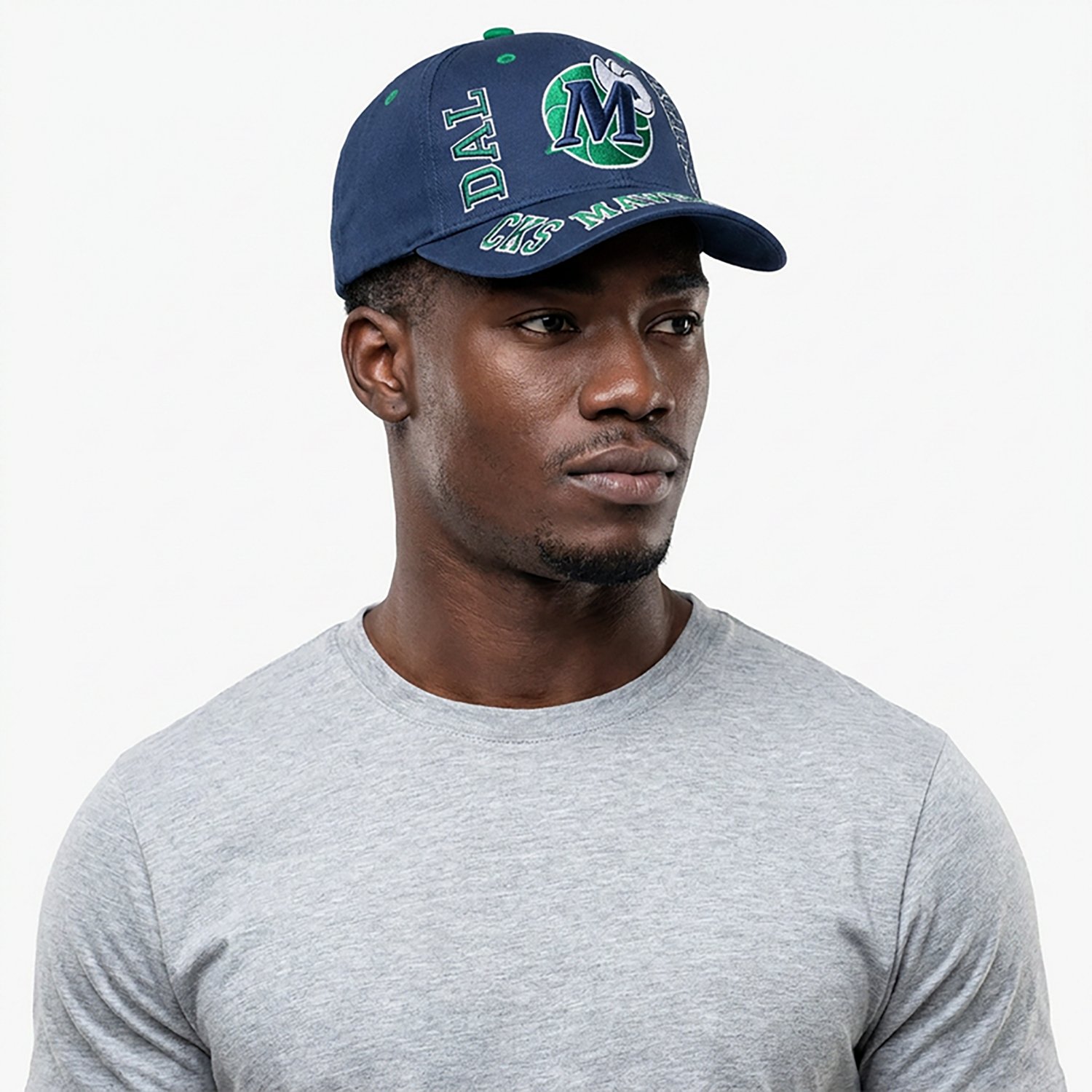 Mitchell & Ness Adults' Dallas Mavericks Around the Way Hardwood Classics Pro Snapback Cap - view number 2