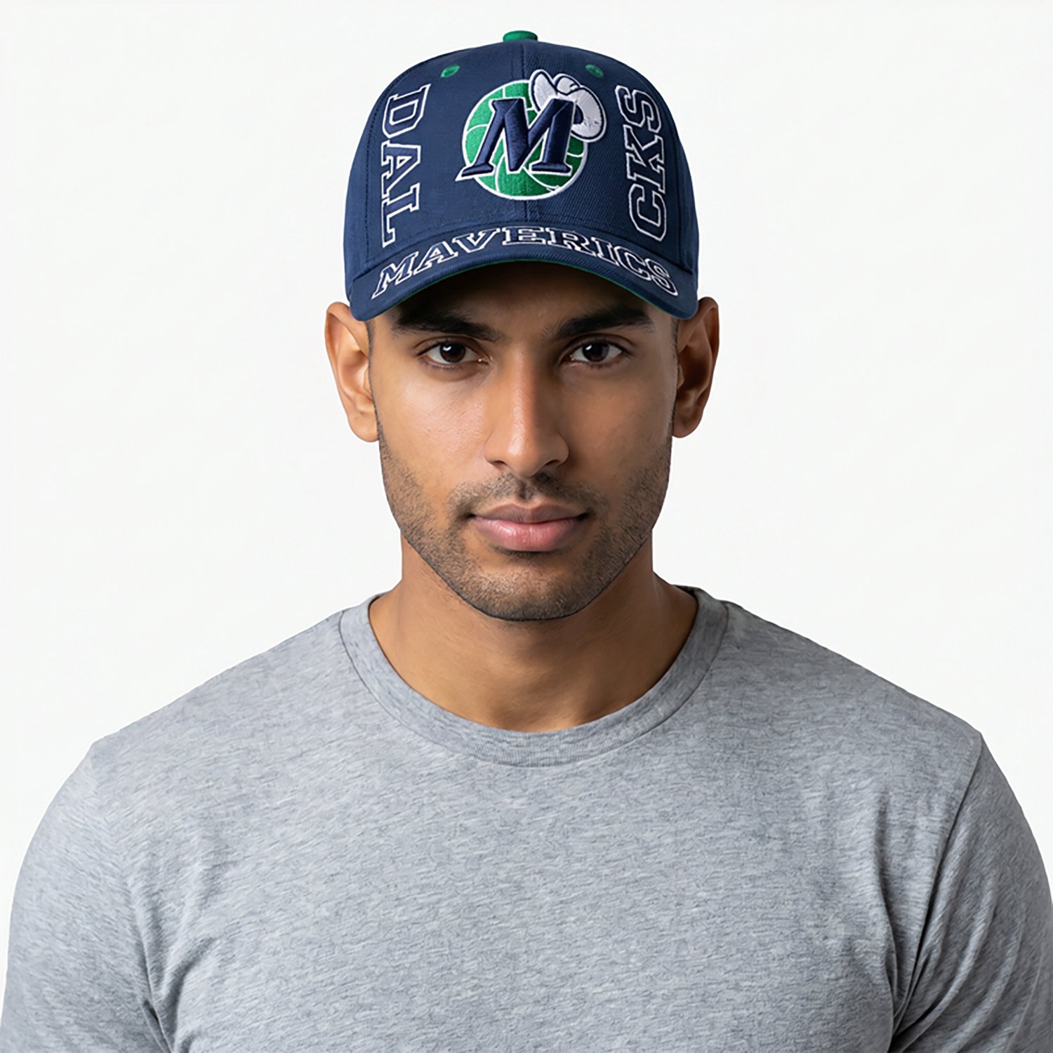 Mitchell & Ness Adults' Dallas Mavericks Around the Way Hardwood Classics Pro Snapback Cap - view number 3