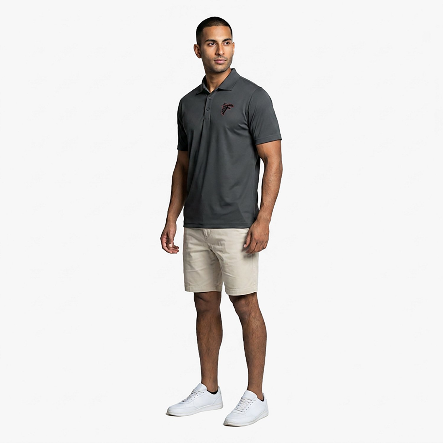 Antigua Men's Falcons Night Vision Legacy Pique Polo Shirt - view number 3