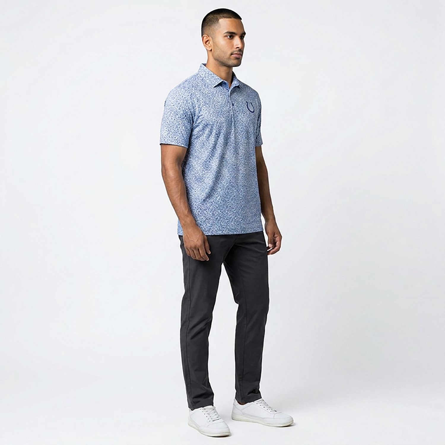 Antigua Men's Colts Field Ditsy Polo Shirt