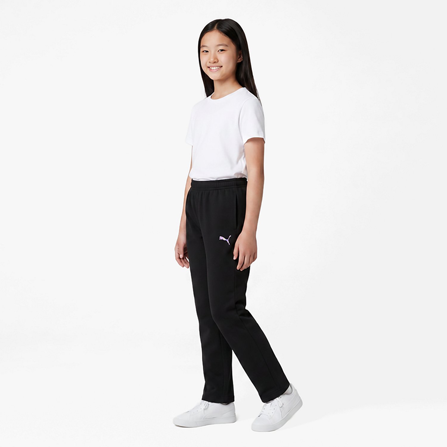 PUMA Girls’ Galactic Cotton Fleece Flare Pants - view number 2